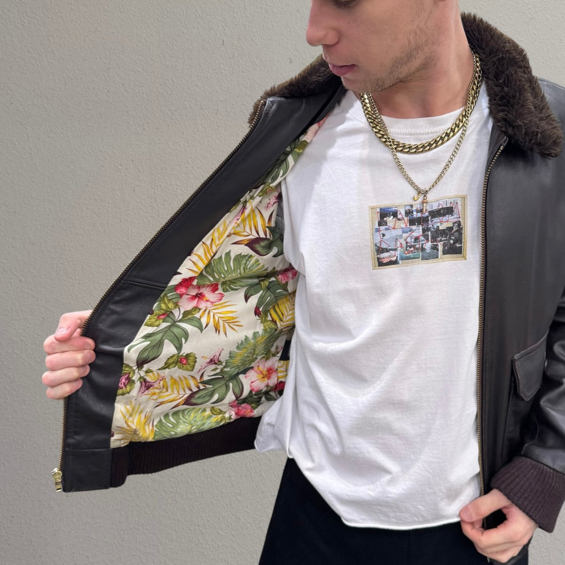 Supreme SS12 x Schott Leather Type A-2 Flight Jacket