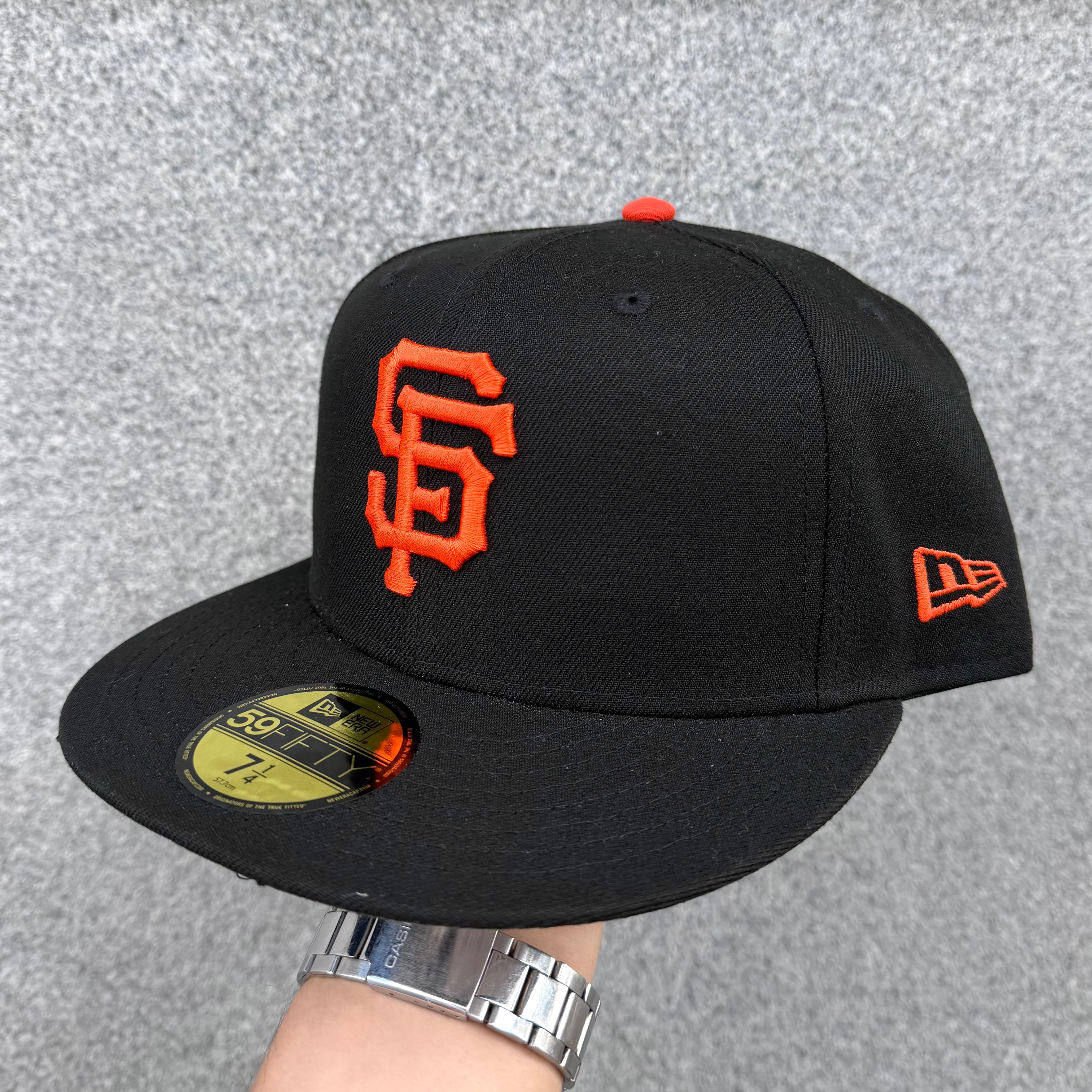 New Era San Fransisco Giants Black Orange Fitted Cap