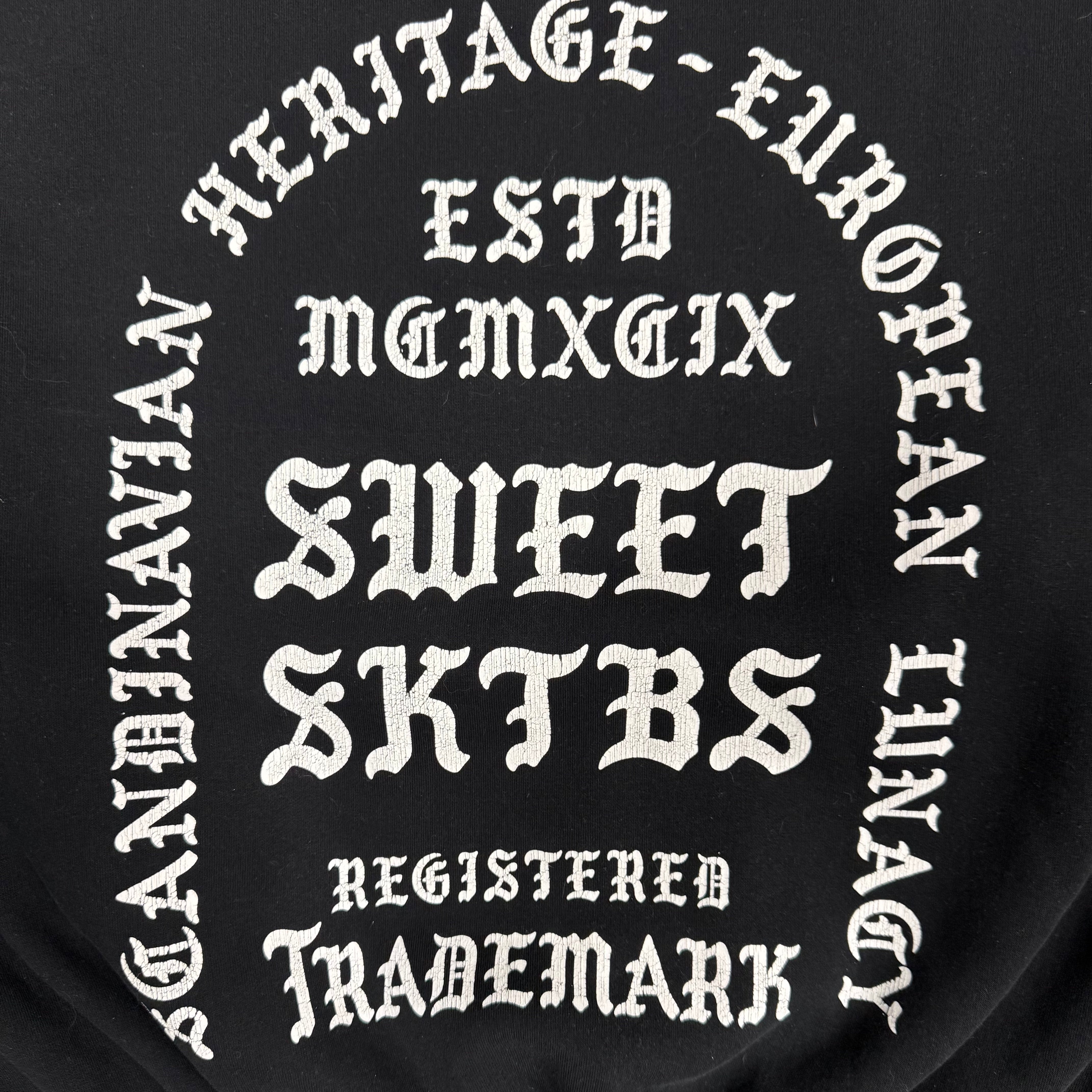 Sweet Sktbs Black White Sweatshirt