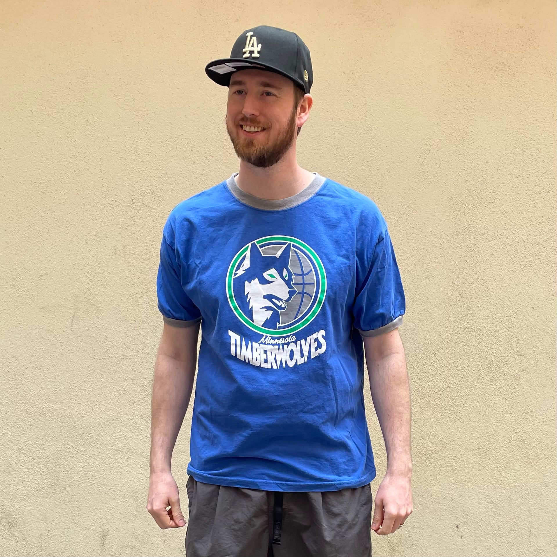 Hardwood Classics Minnesota Timberwolves NBA Blue Tshirt