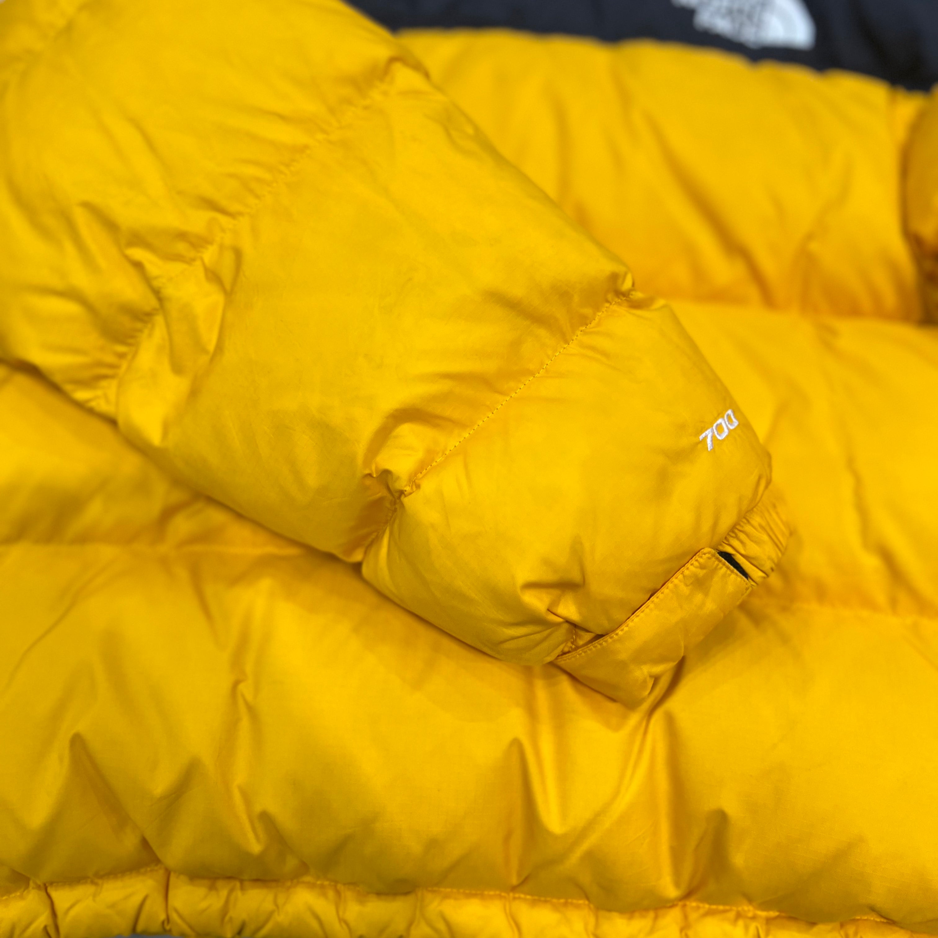 The North Face Nuptse Yellow Down Jacket