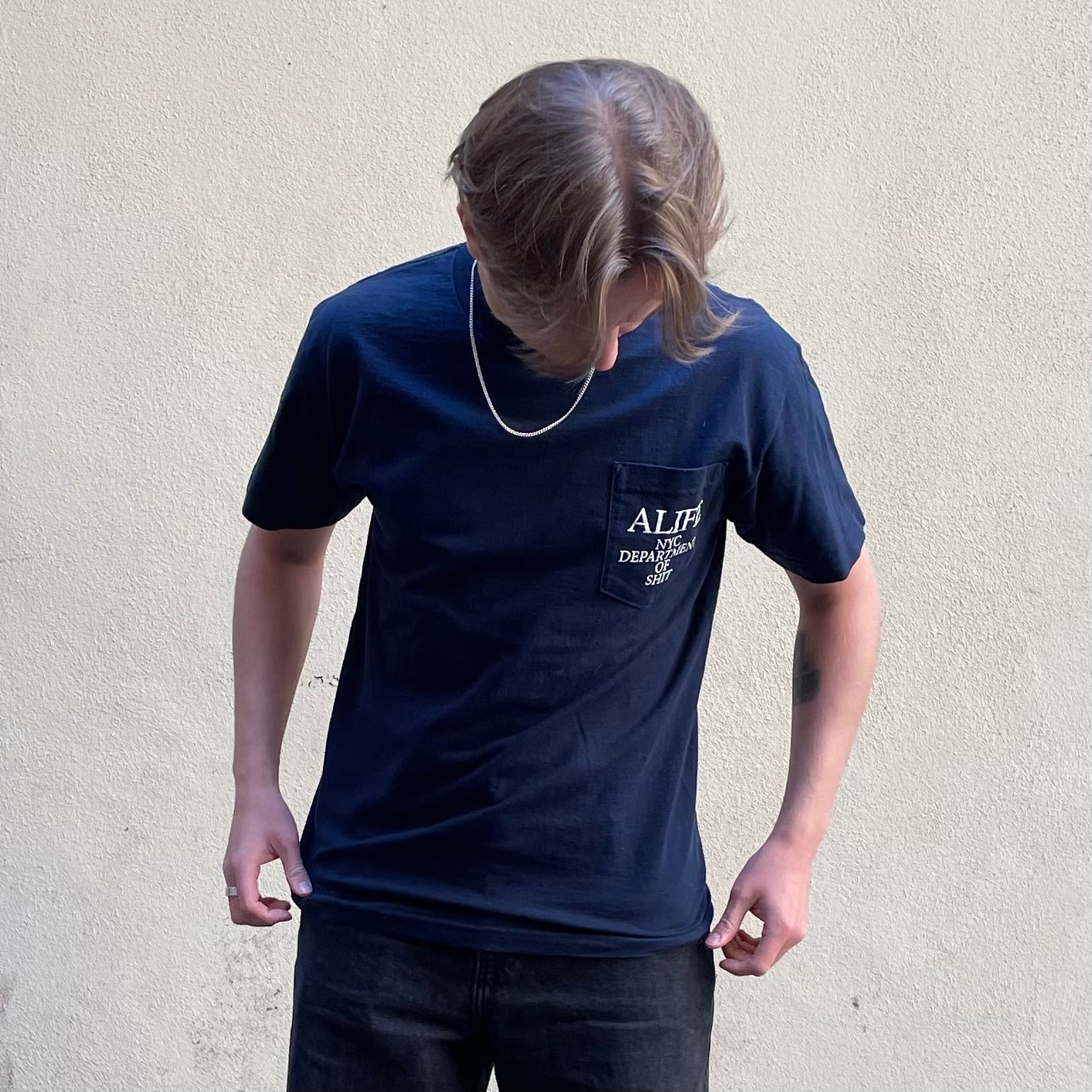 Alife NYC Department of Shit Navy Tshirt