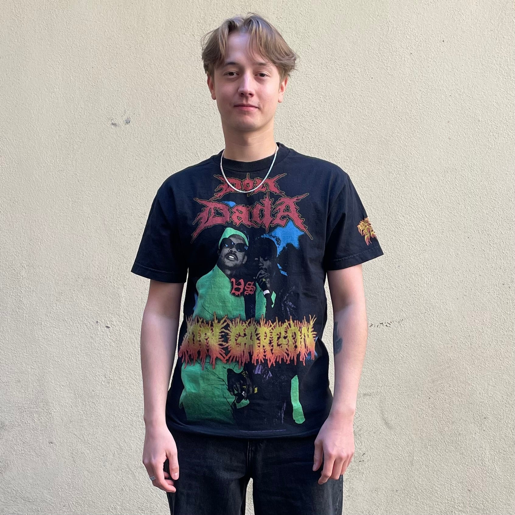 Rockers Shawn Mortens Black Green Tshirt