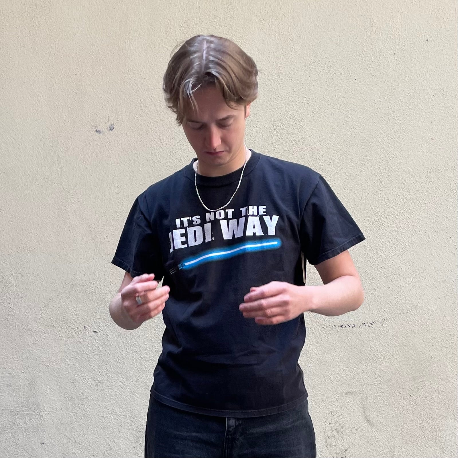 Star Wars Its Not The Jedi Way Black Tshirt