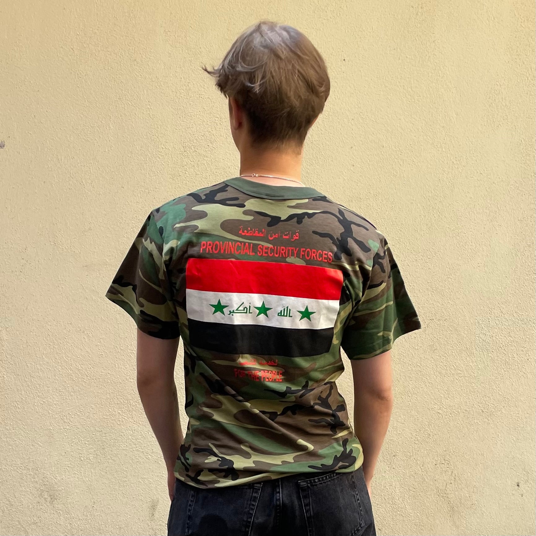 Rothco Flag Green Camo Tshirt