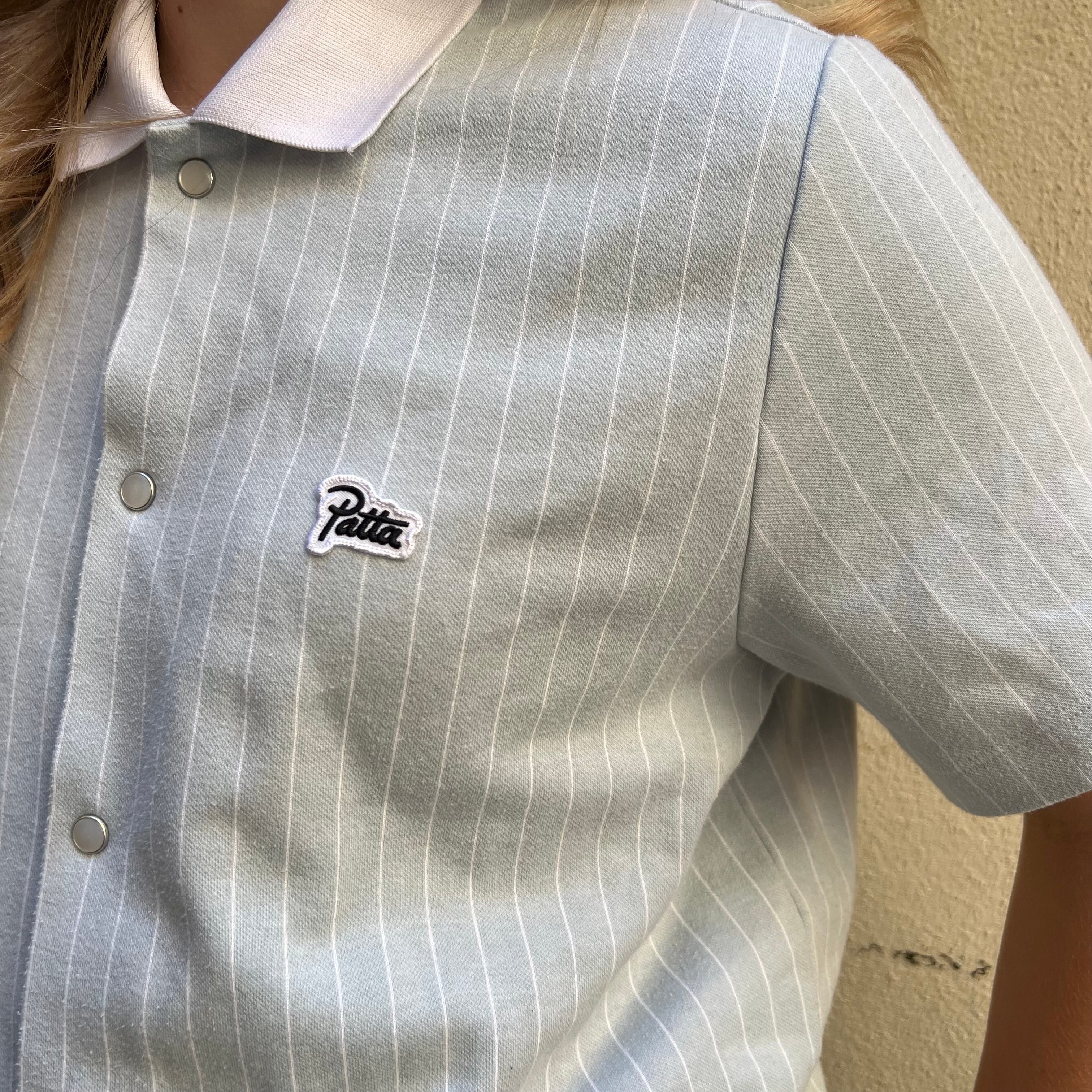 Patta Blue Striped Buttondown Tshirt