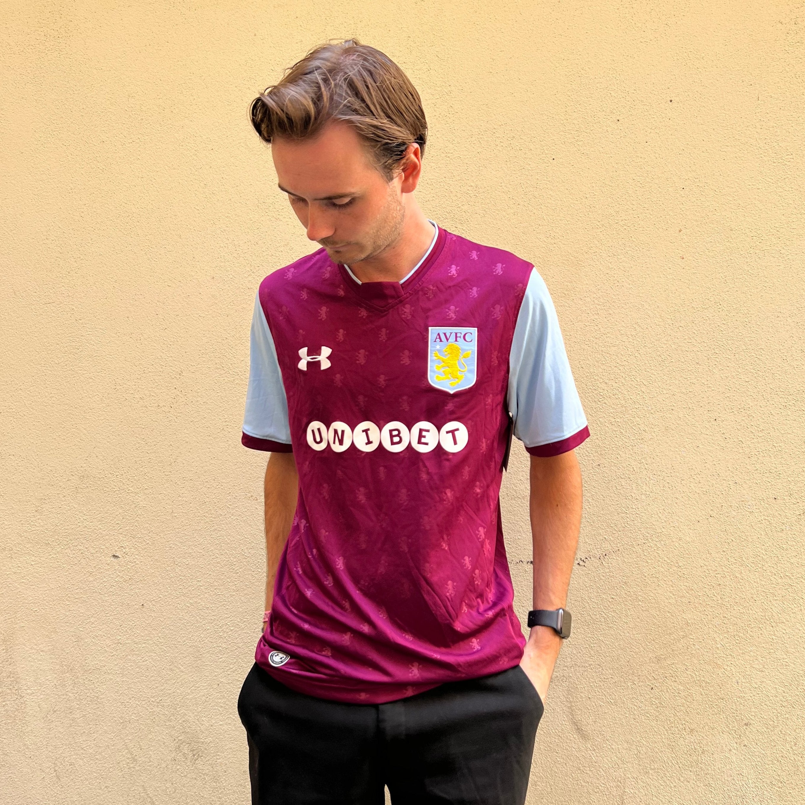 Under Armour Aston Villa 2017/2018 Home Football Jersey