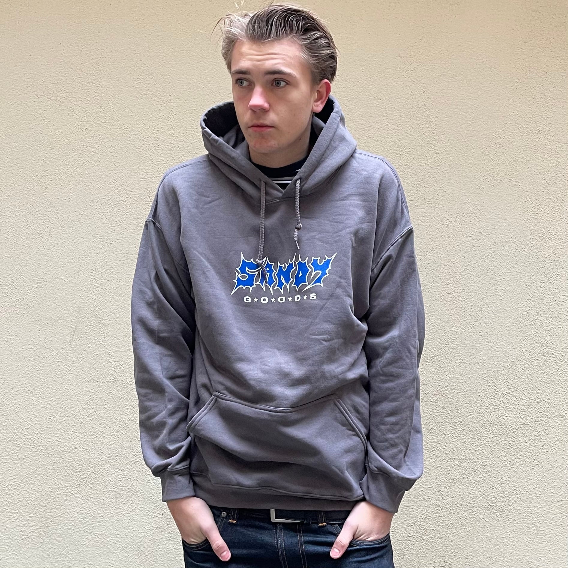 Sandy Goods Spike Grey Hoodie