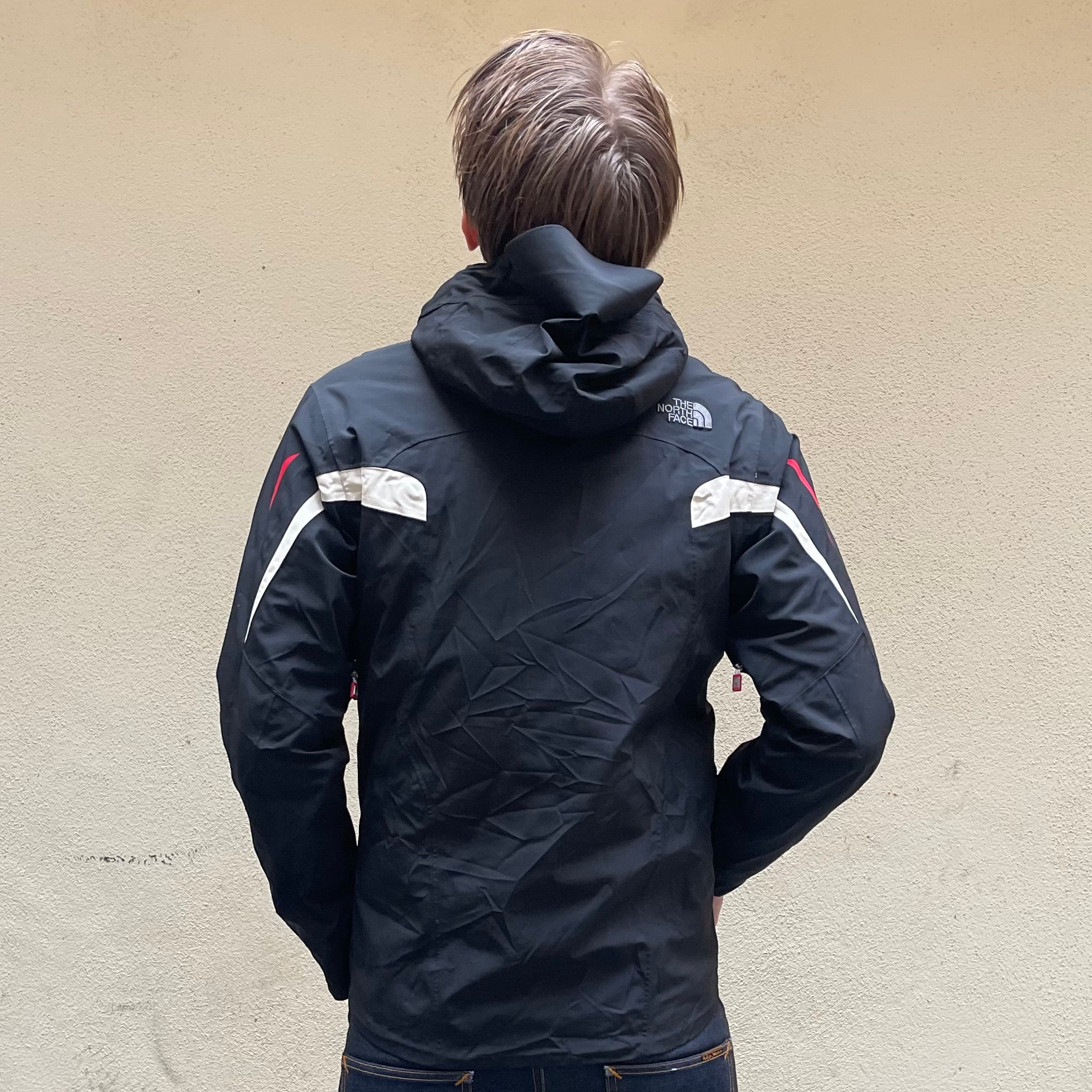 The North Face Black White Red Ski Jacket