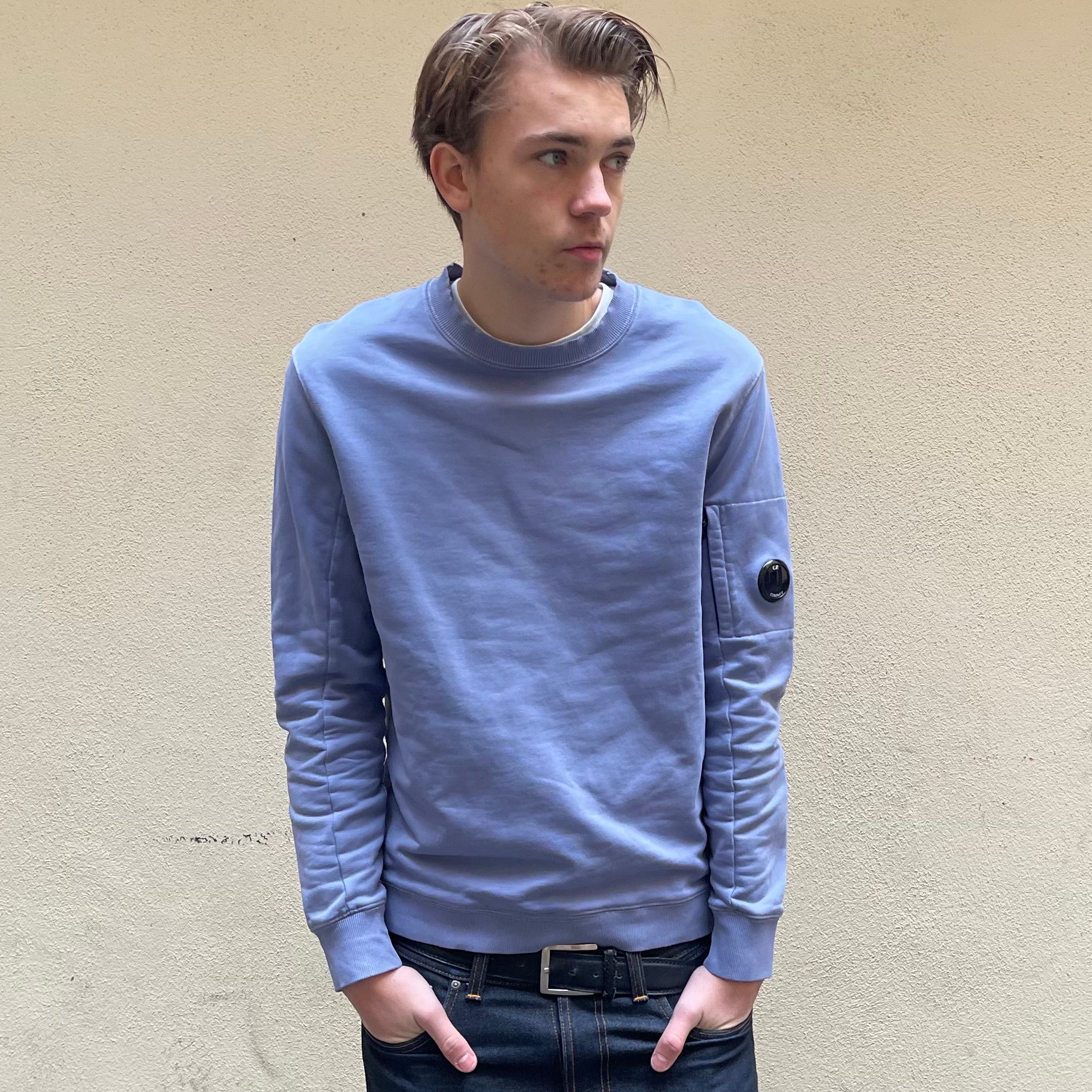 C.P Company Blue Dyed Crewneck