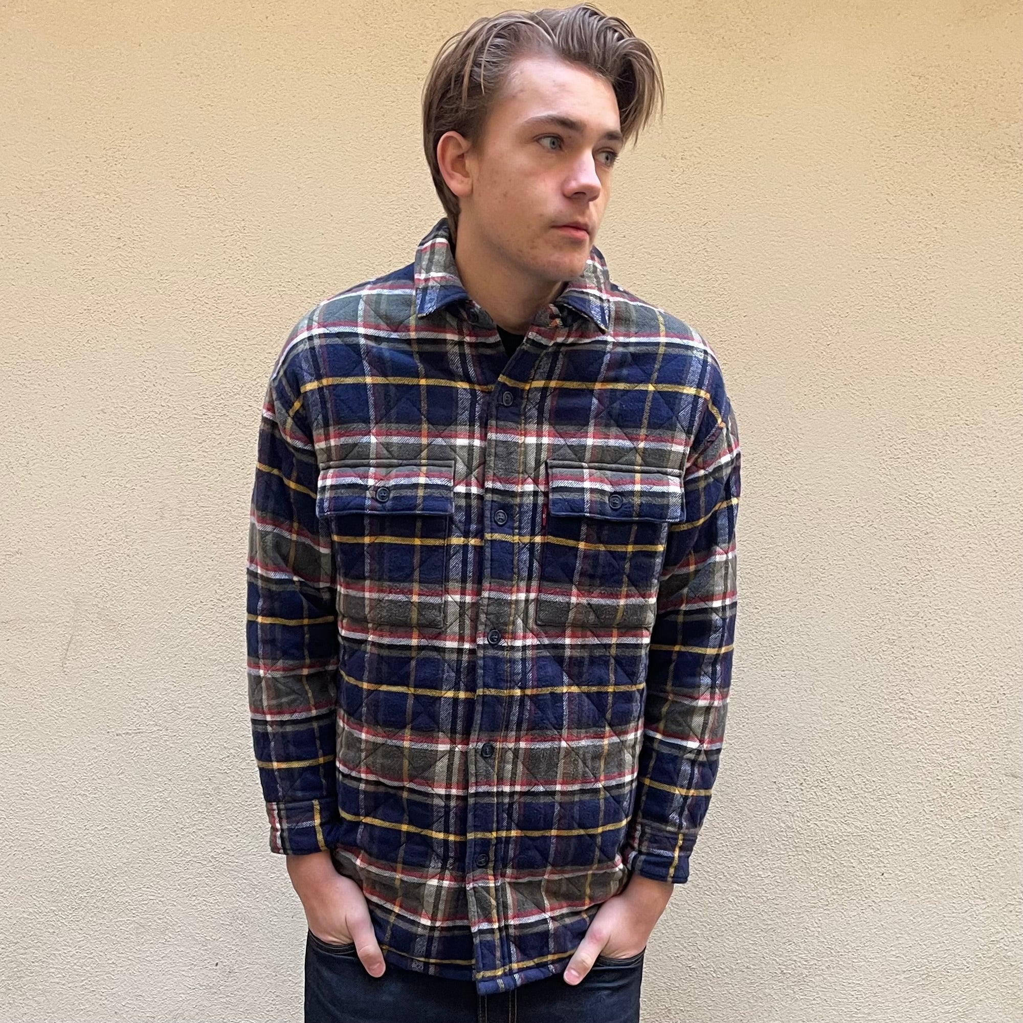 Levi's Flannel Padded Overshirt Jacket