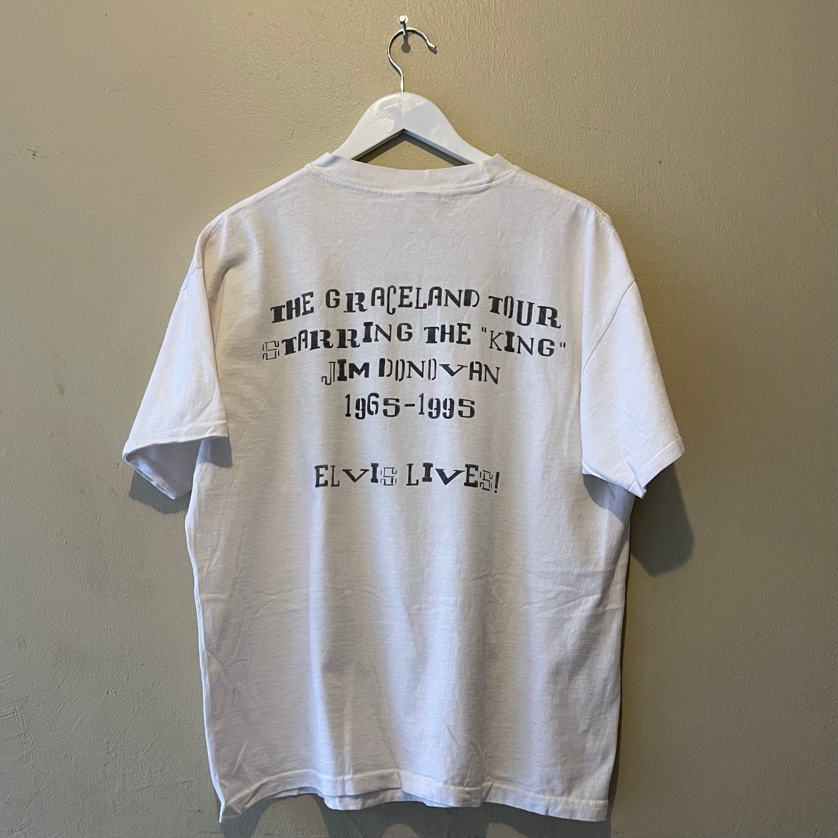 Elvis Presley Graceland Tour White Tshirt