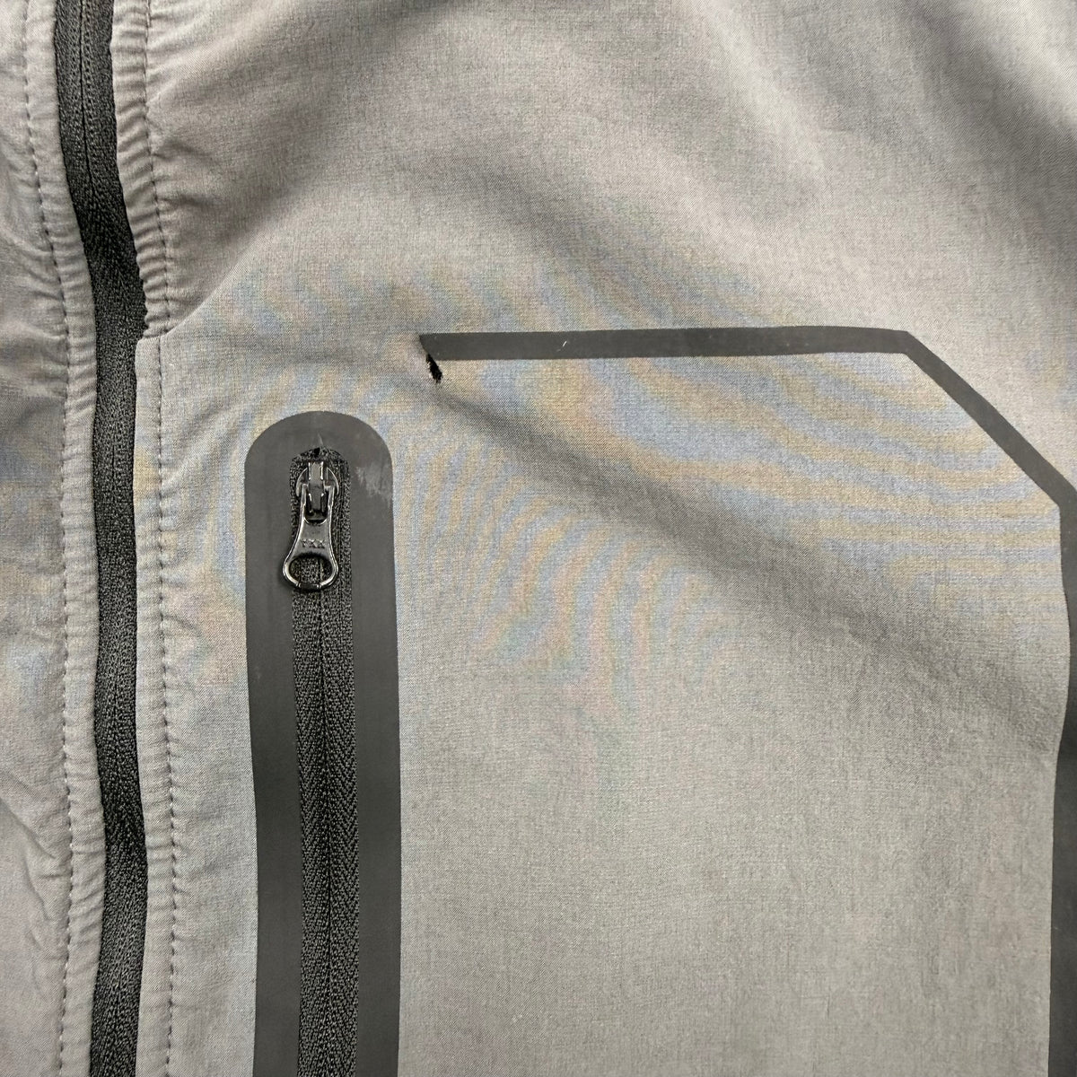 Quicksilver Grey Waterman Collection Wind Jacket