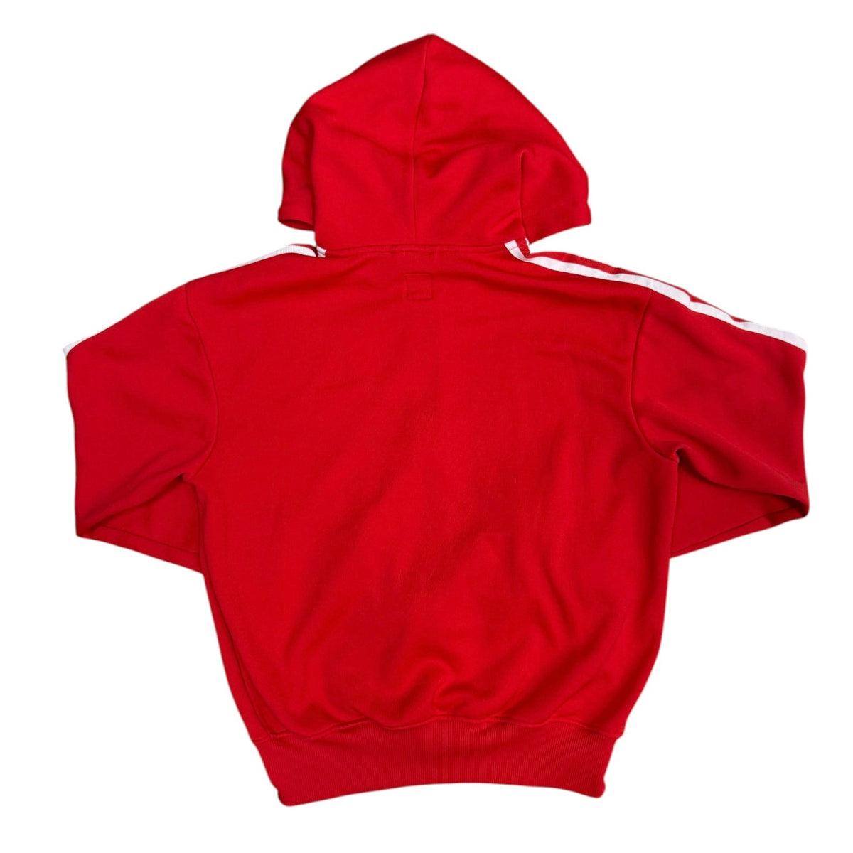 Adidas Red White Full Zip Hoodie