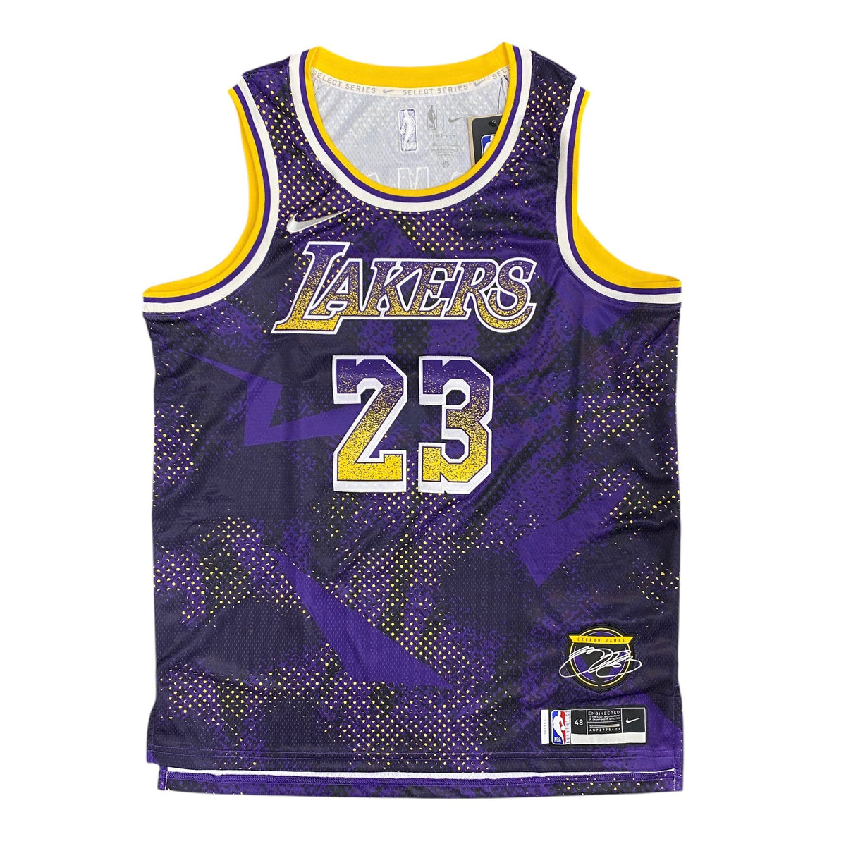 Nike NBA Lebron James Los Angeles Lakers Select Series V5 Basketball Jersey