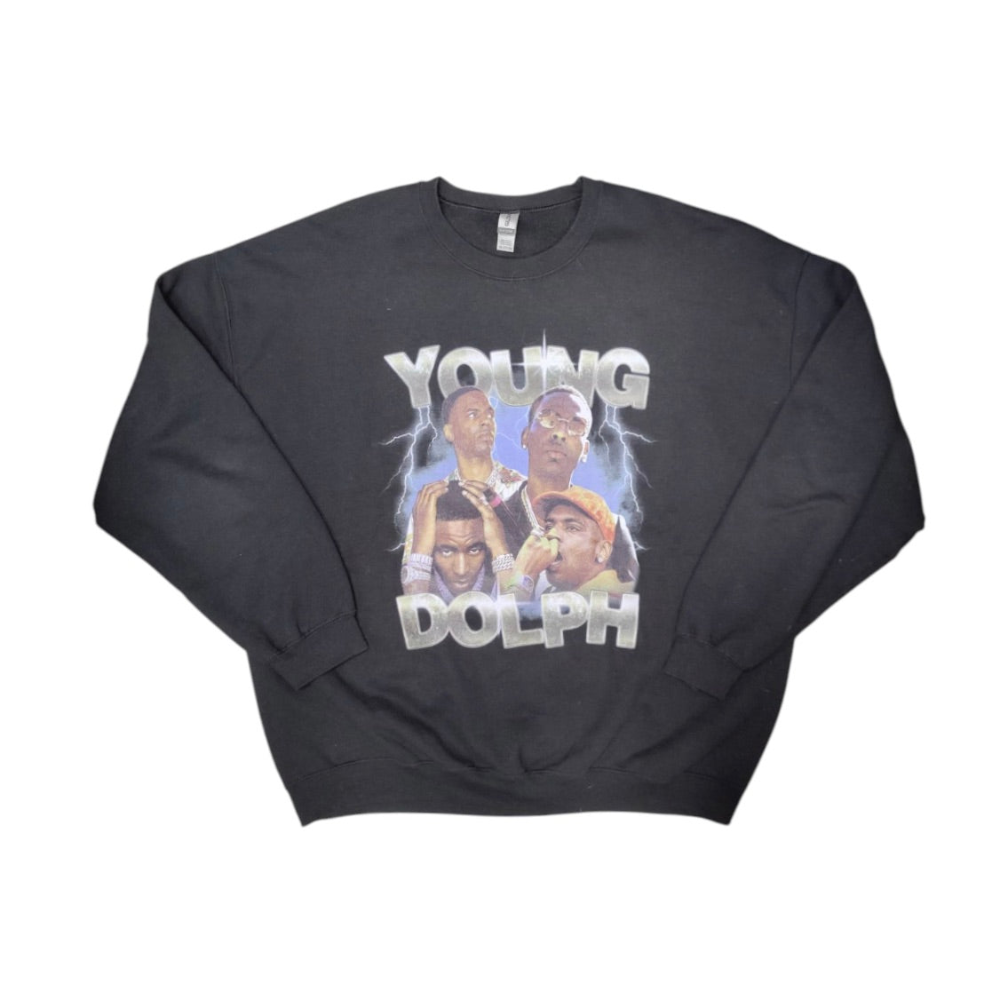 Gildan Young Dolph Black Sweatshirt