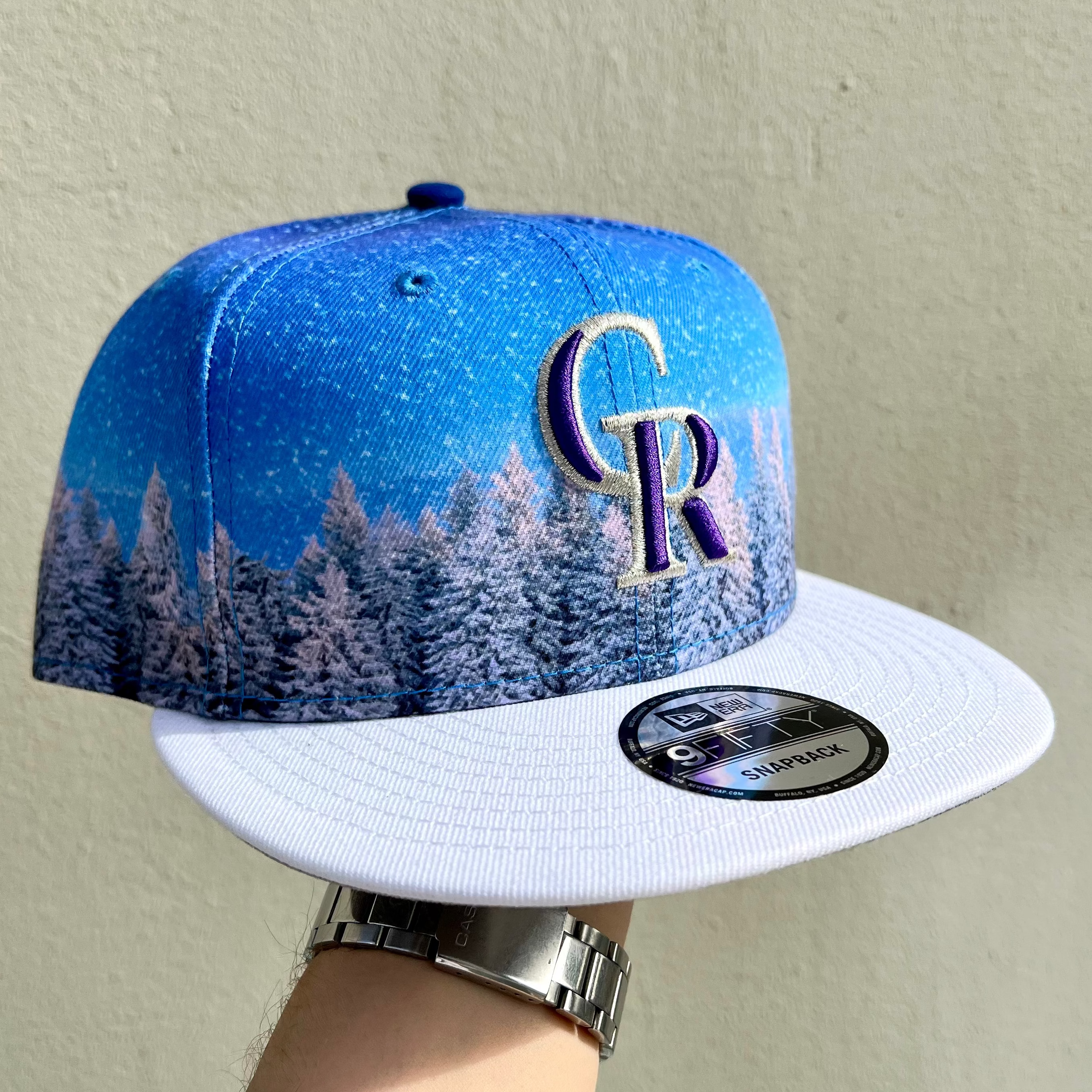 New Era Colorado Rockies Winter Photoreal Snapback Cap