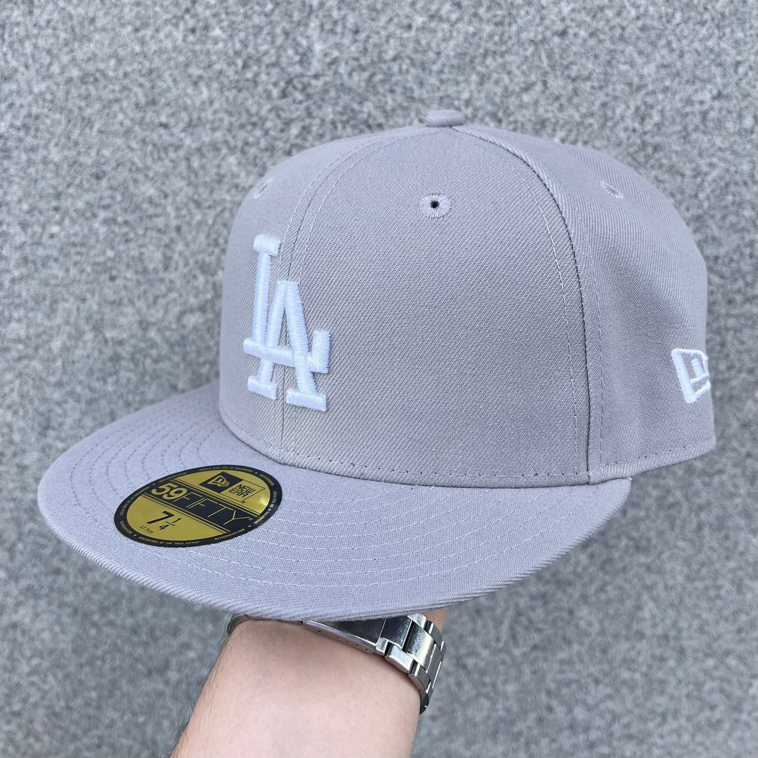 New Era Los Angeles Dodgers Grey Fitted Cap