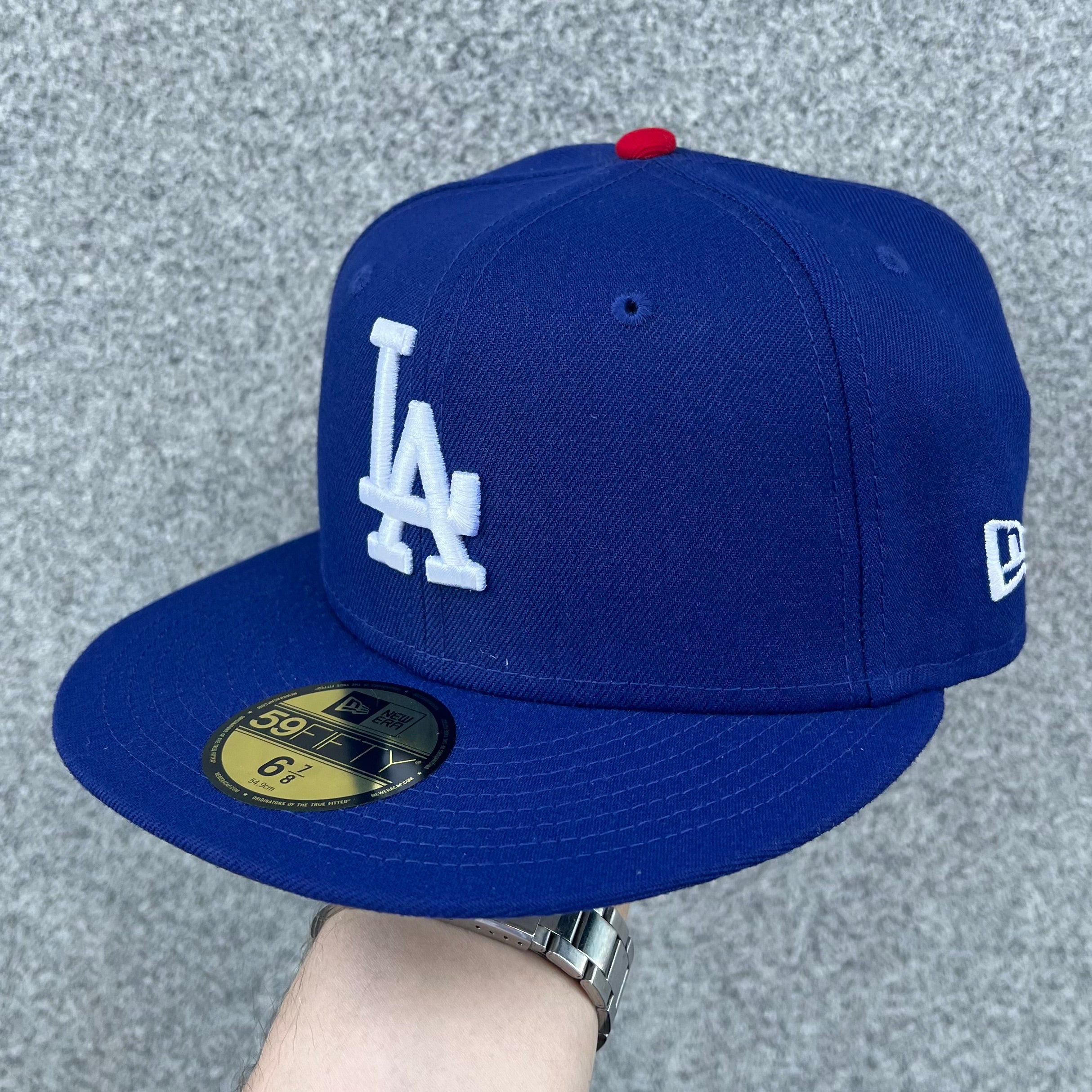New Era Los Angeles Dodgers Blue Red Fitted Cap
