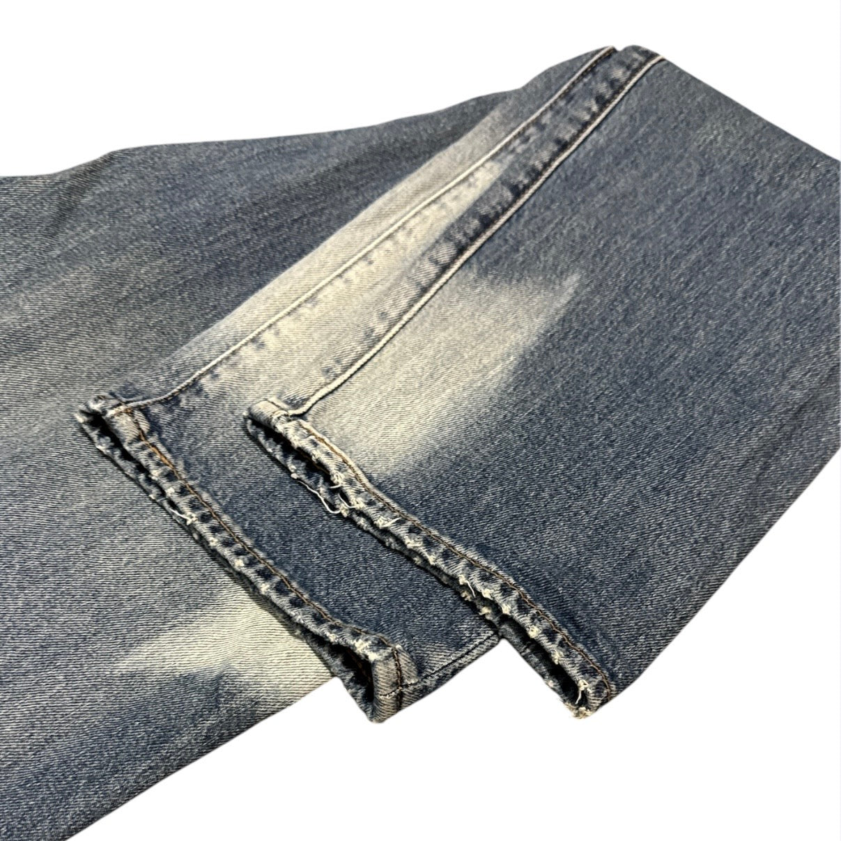 Levis 502 Light Washed Faded Jeans