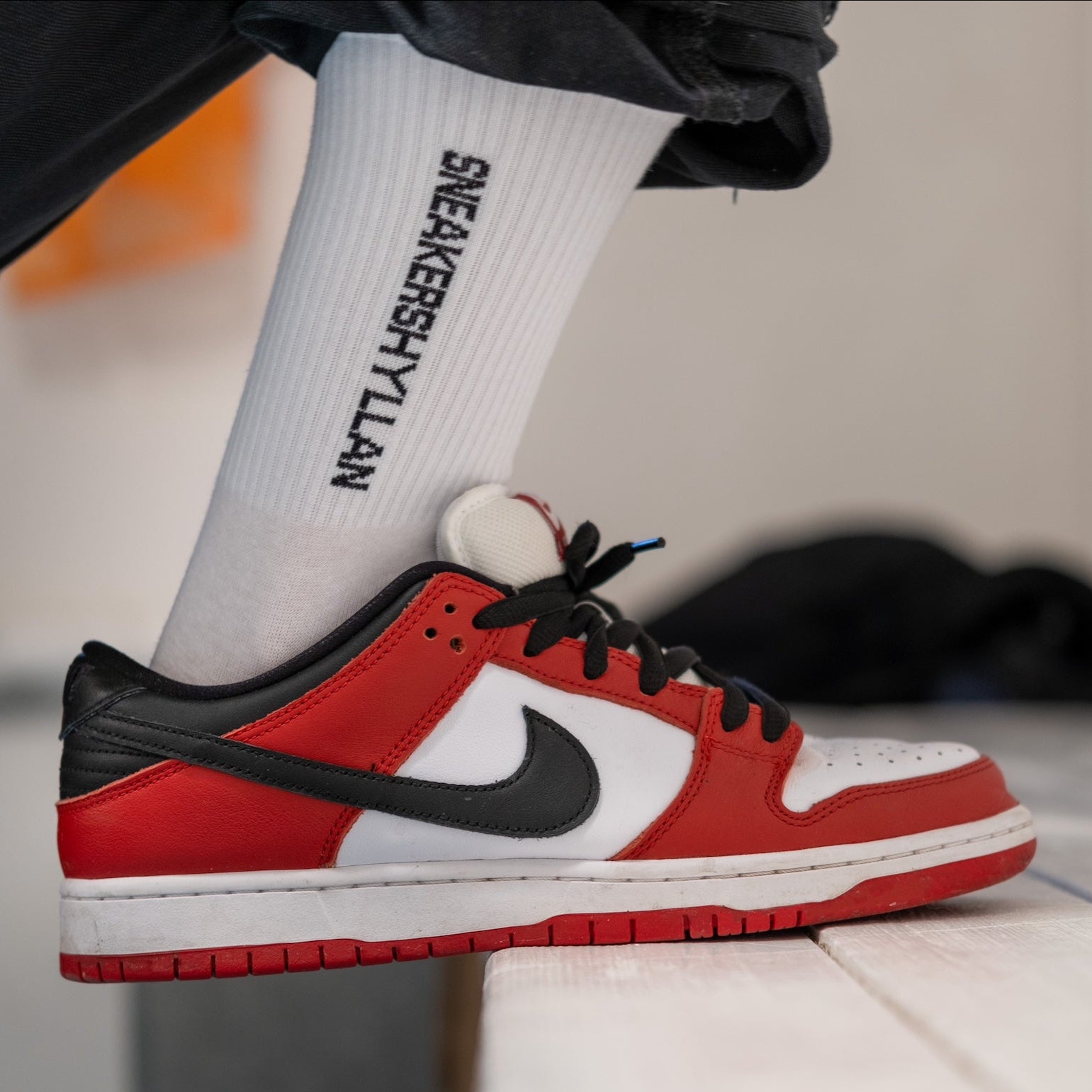 Sneakershyllan White Tube Socks