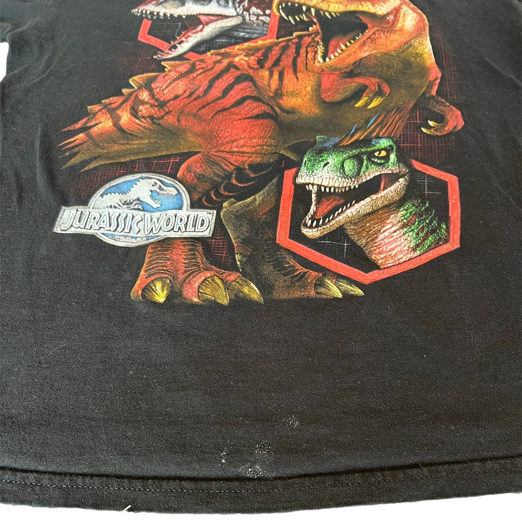 Jurassic World T-Rex Black Tshirt