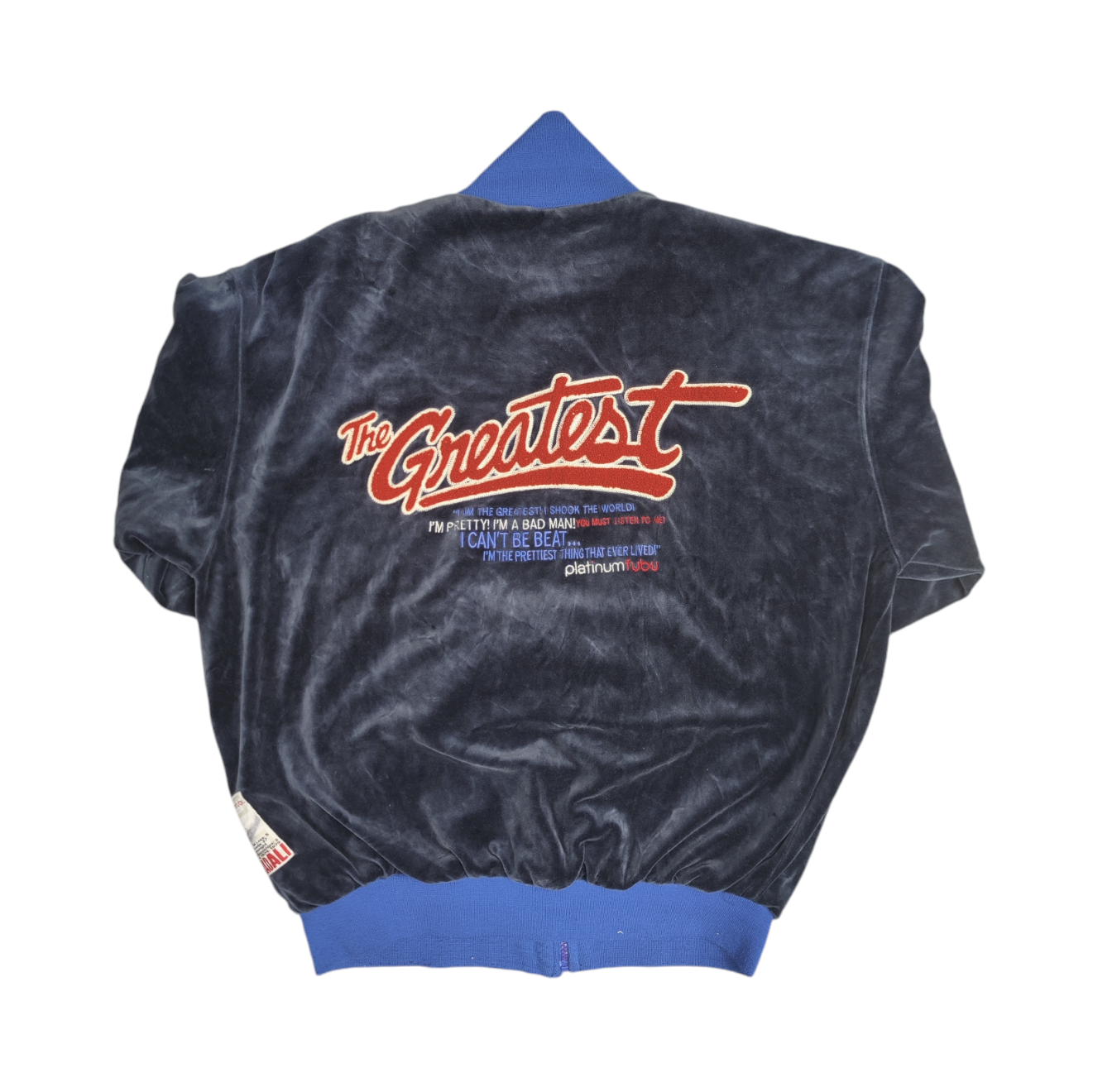 FUBU Muhammed Ali Platinum Velvet jacket