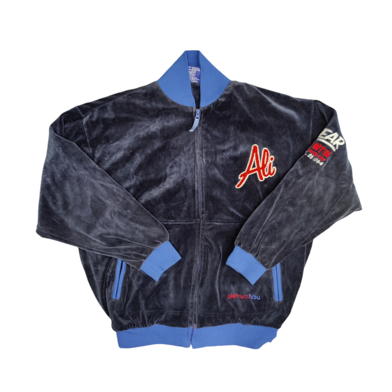 FUBU Muhammed Ali Platinum Velvet jacket