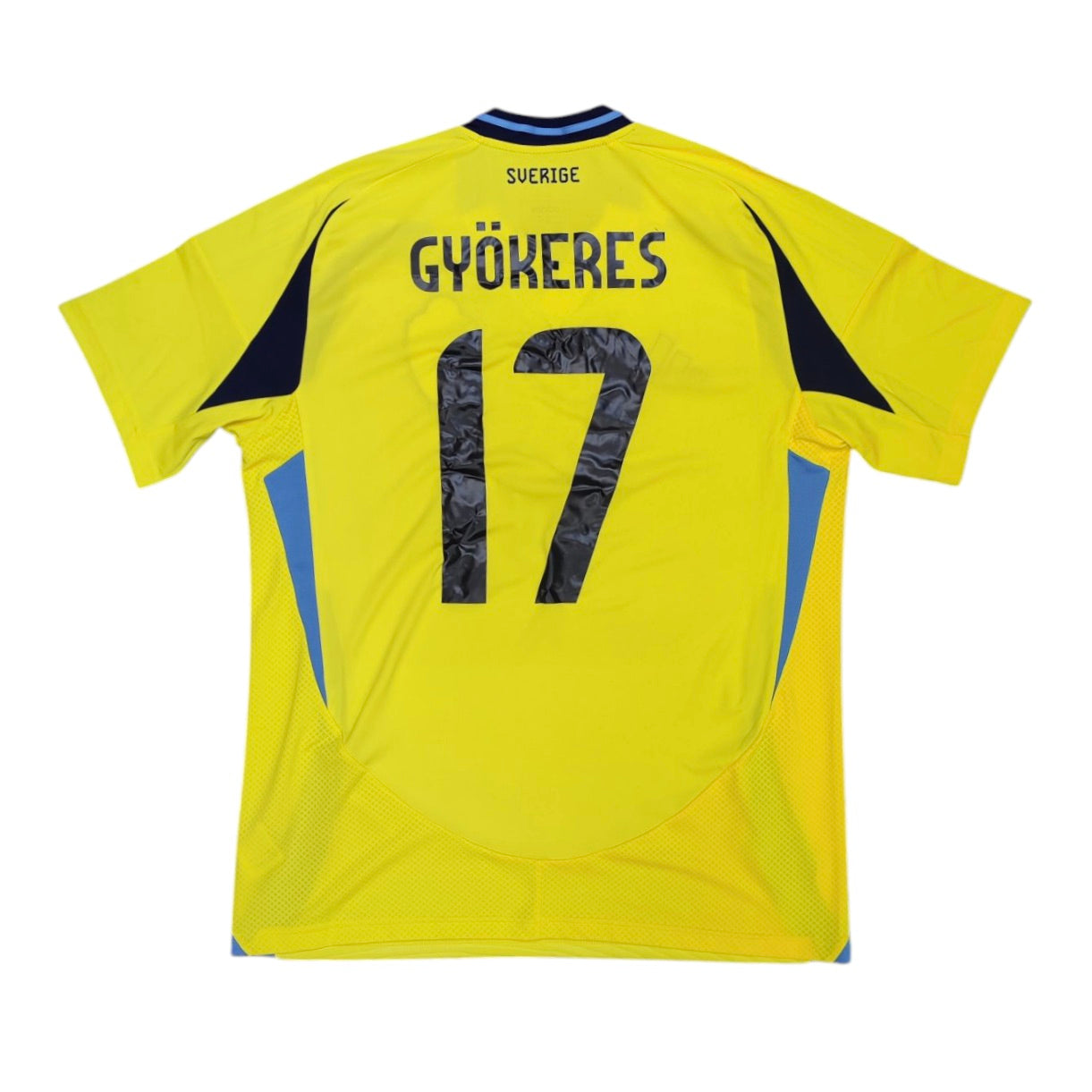 Adidas Sweden 2024 #11 Gyökeres Home Football Jersey