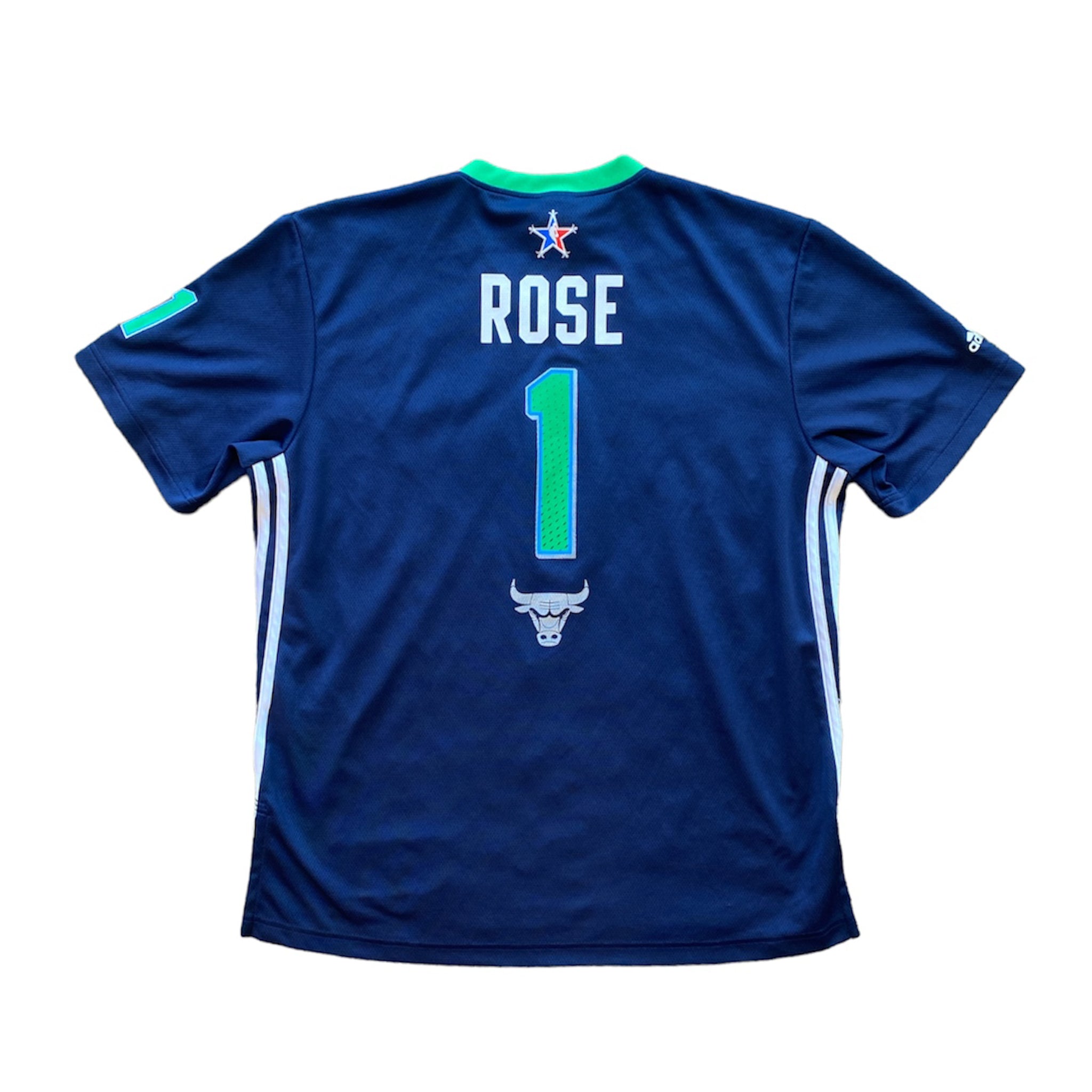 All Star Derek Rose Shirt Rare Adidas Chicago Bulls Derrick Rose