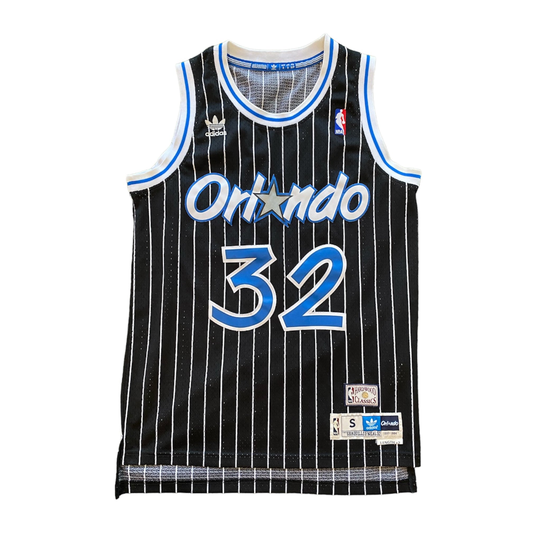 Adidas Hardwood Classics NBA Oralando Magic Shaquille O'Neal Away Basketball Jersey