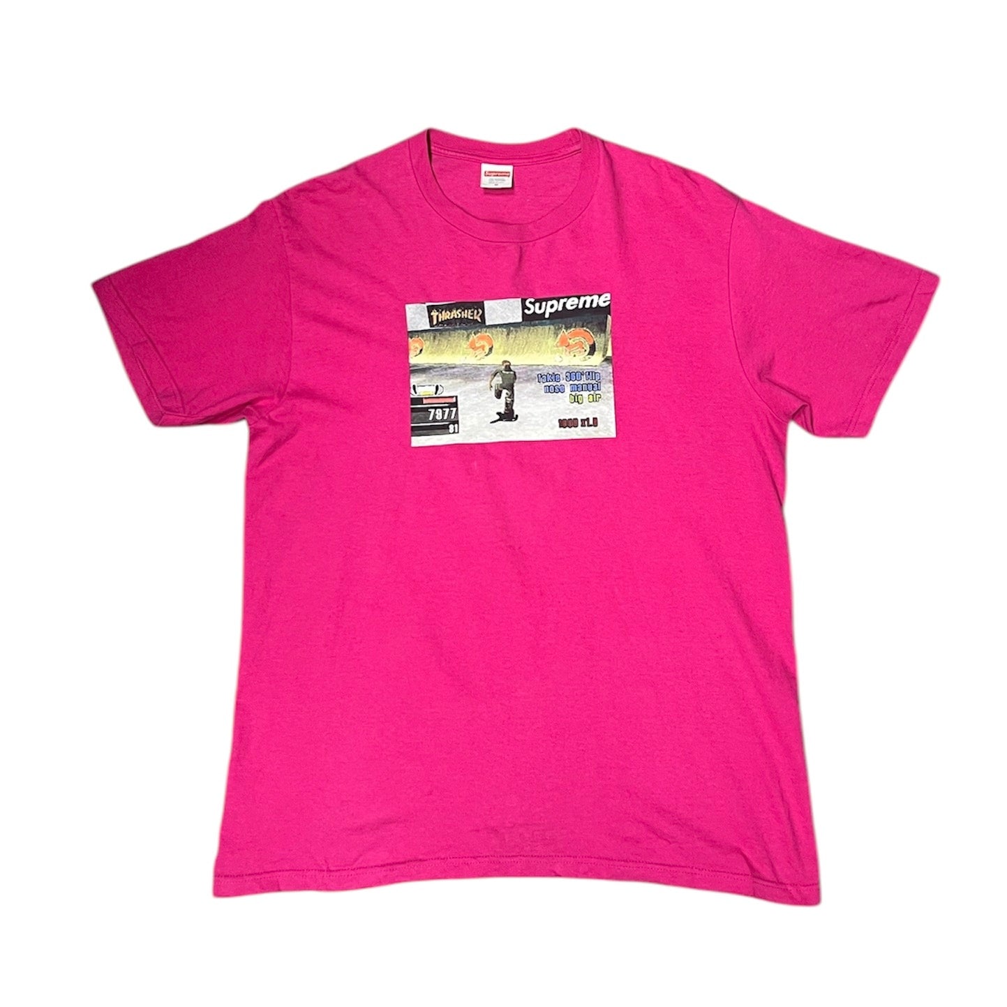 Supreme FW21 Thrasher Game Pink Tshirt