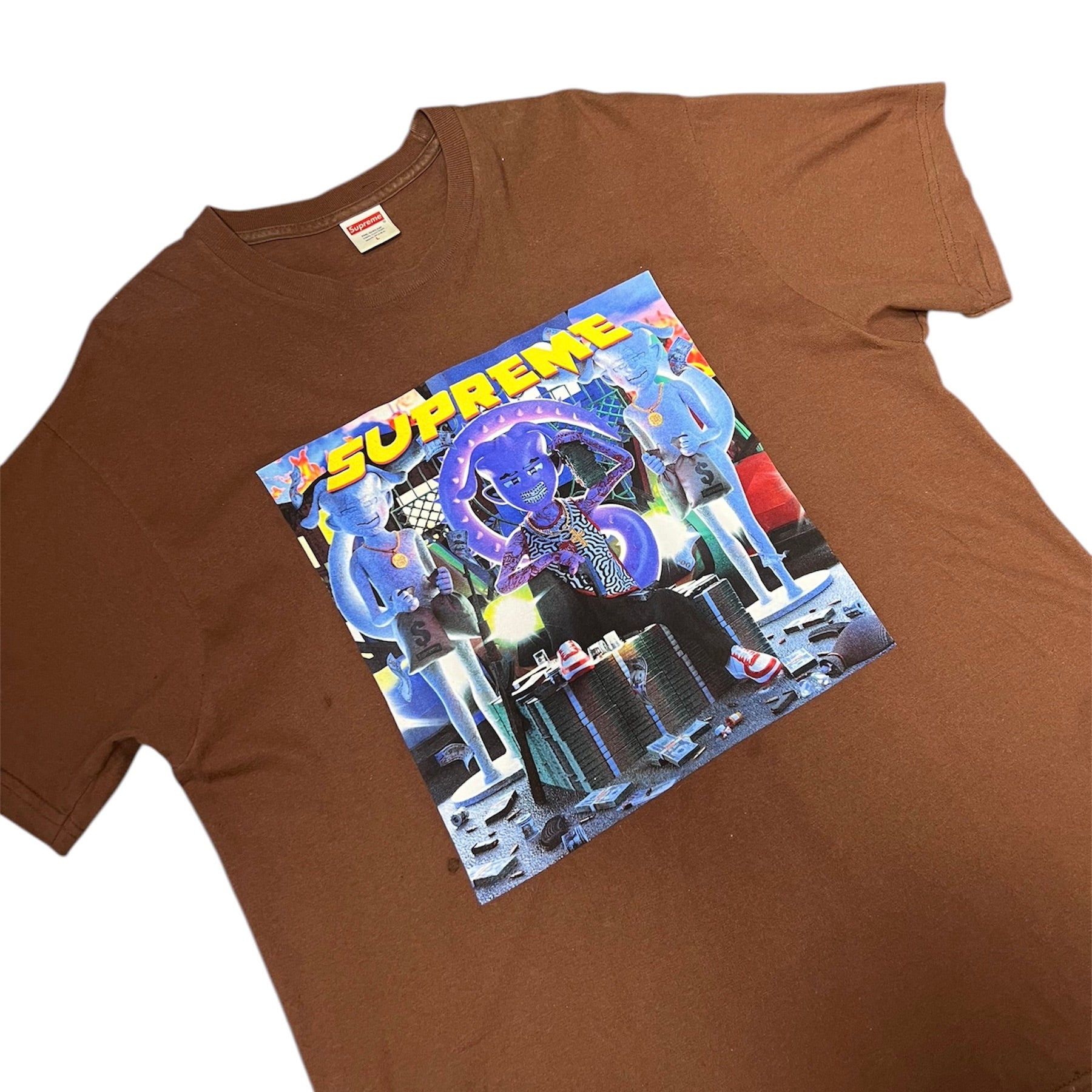 Supreme FW21 Richest Brown Tshirt