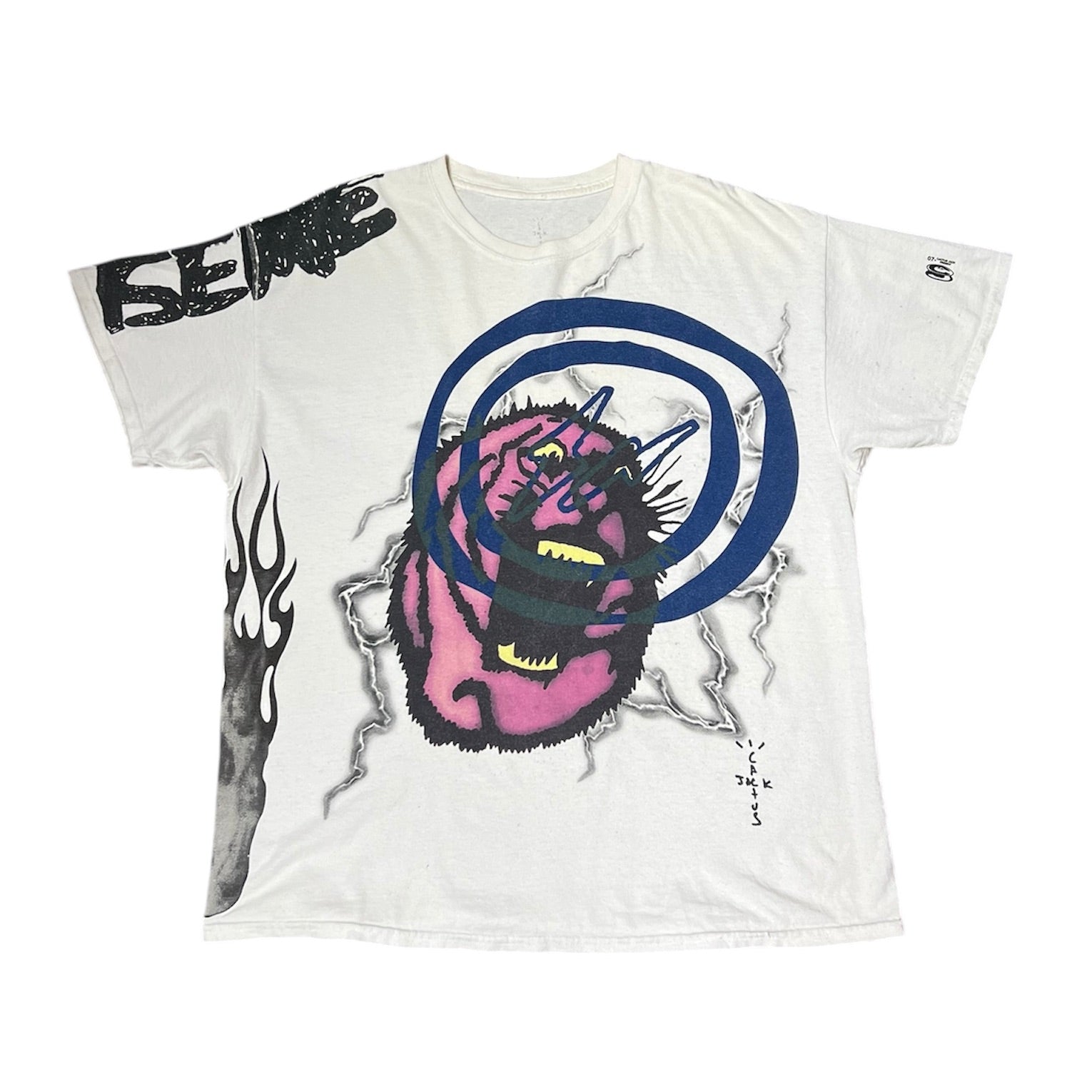 Travis Scott Cactus Jack For Fragment Sunrise White Tshirt
