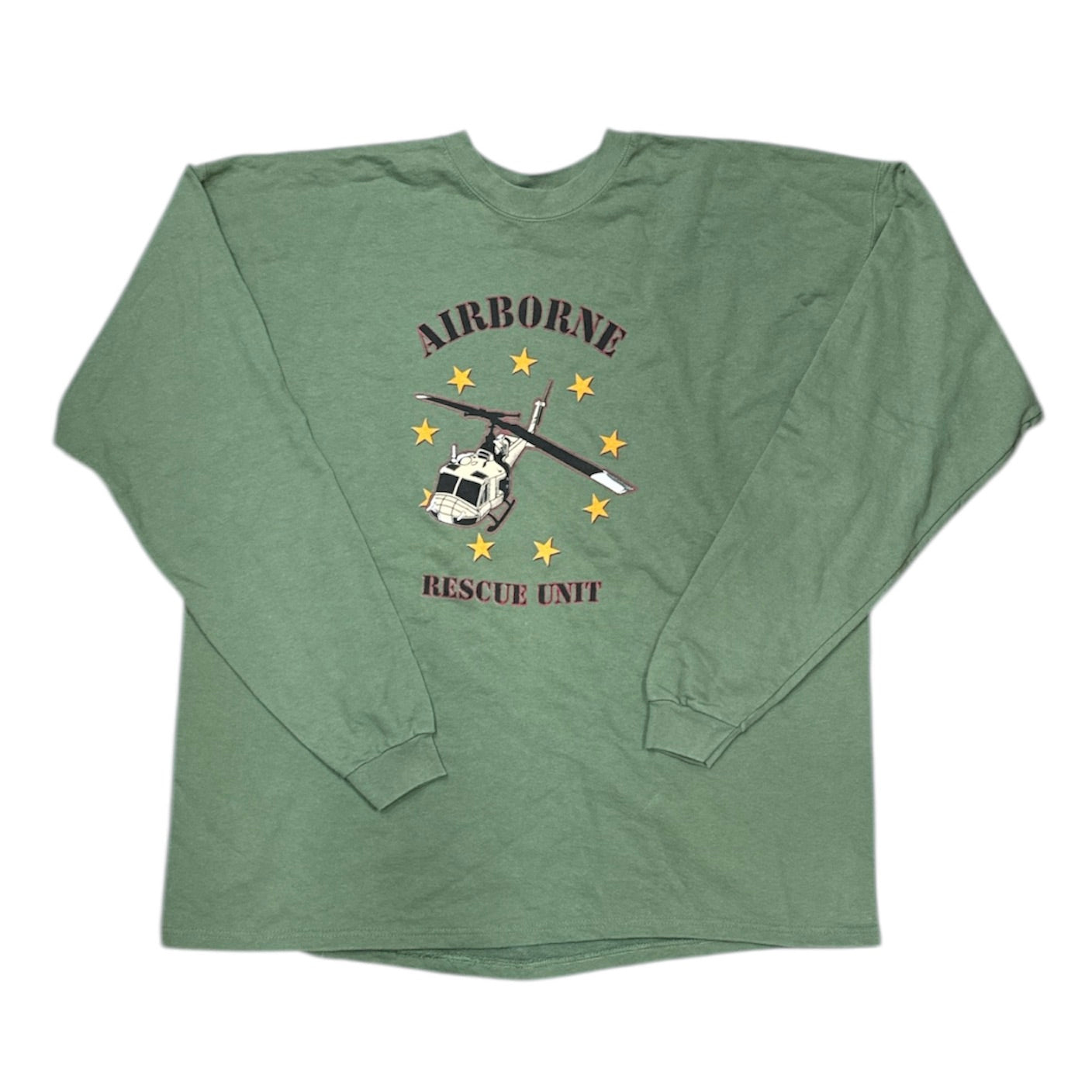 Airborn Rescue Unit Green Sweatshirt