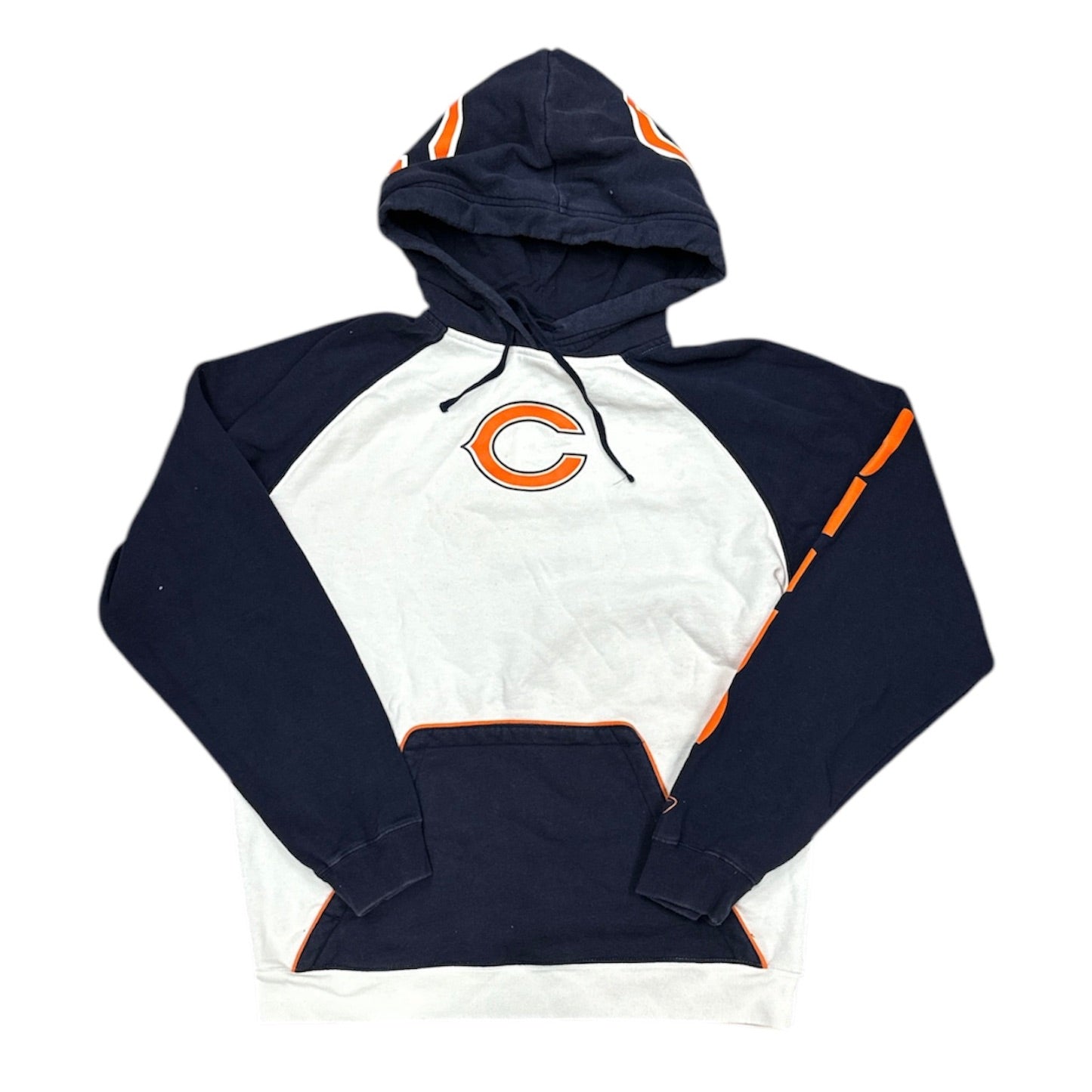 Reebok Chicago Bears Navy White Hoodie