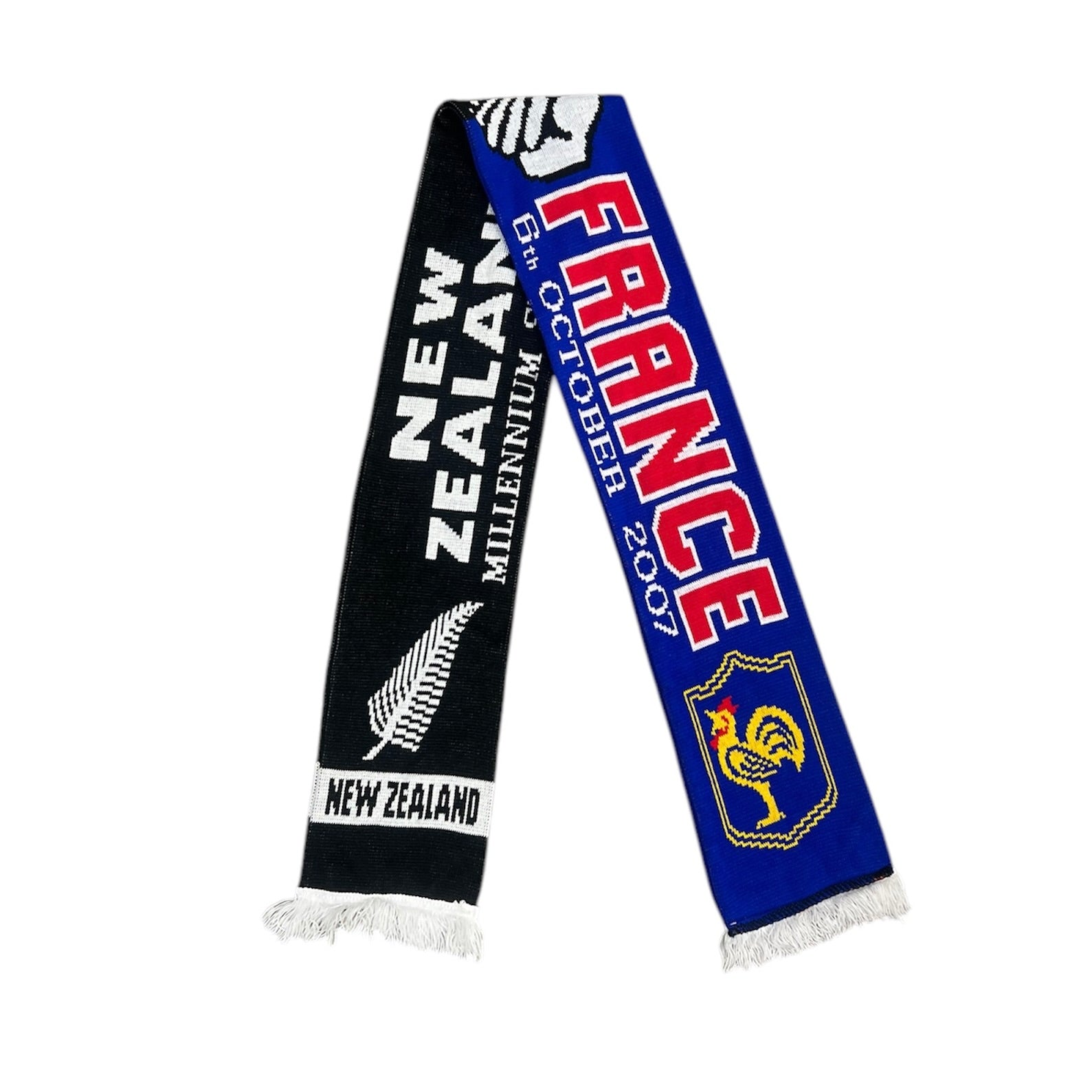 France VS New Zealand Rugby World Cup 2007 Scarf