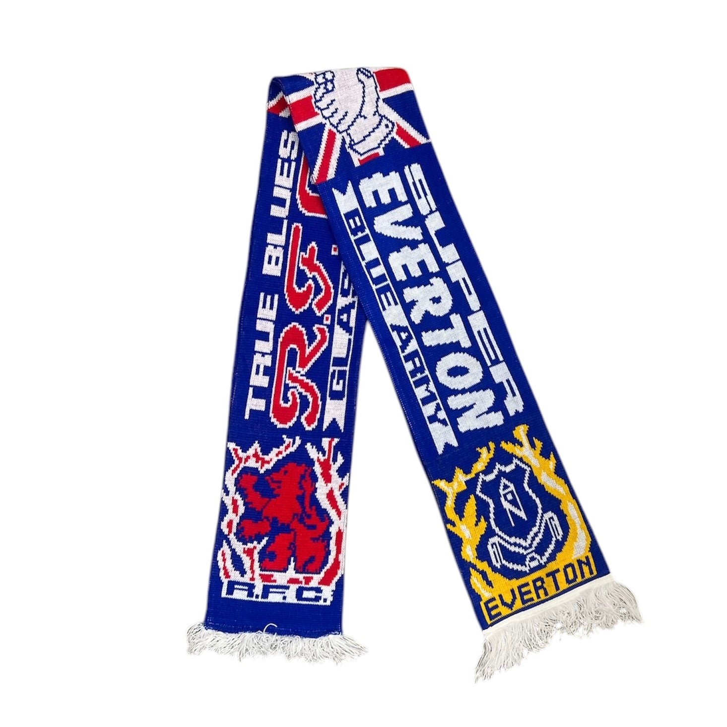 Everton VS Glasgow Rangers Football Scarf