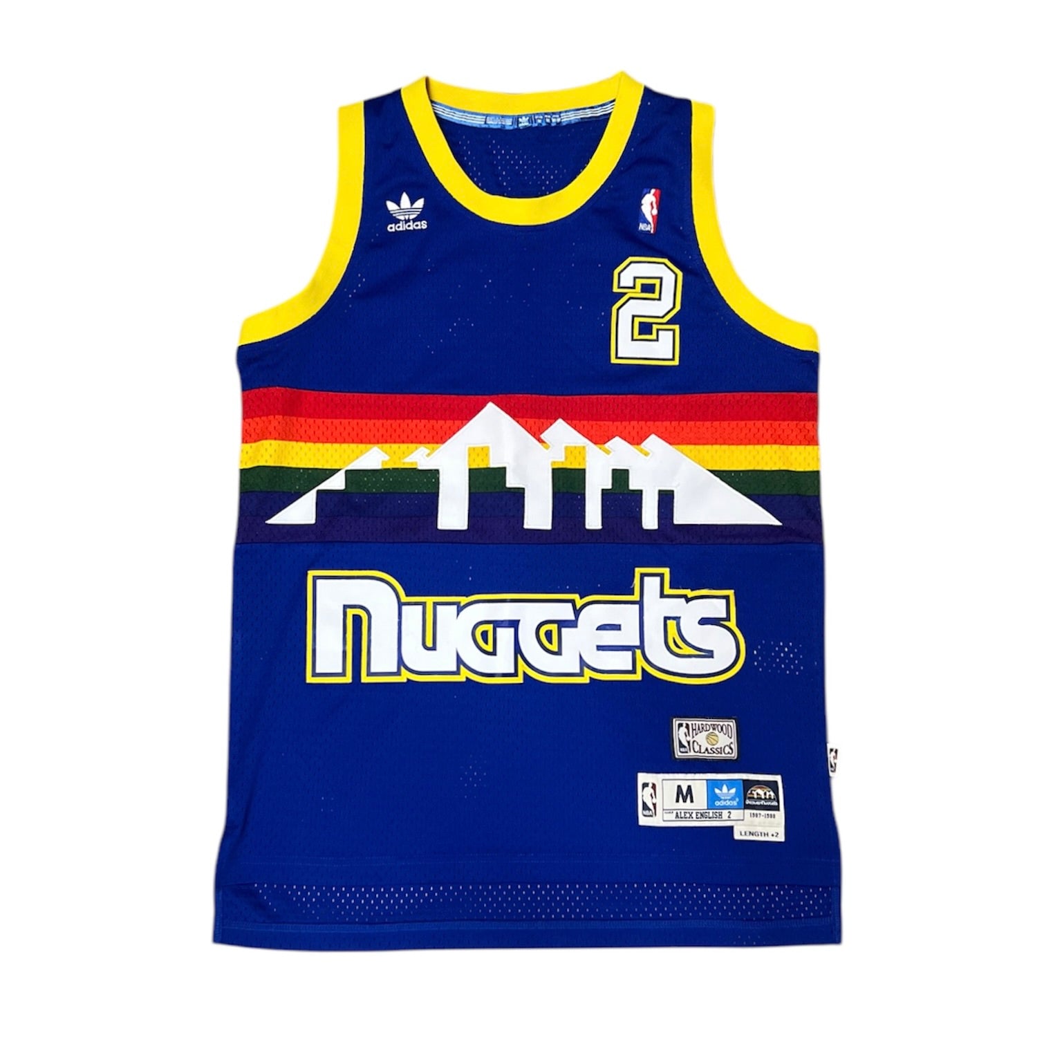 Adidas Hardwood Classics Denver Nuggets English #2 Basketball Jersey