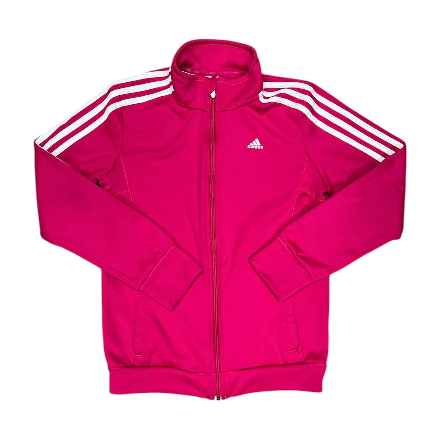 Adidas Pink Track Top Ful Zip (Youth)