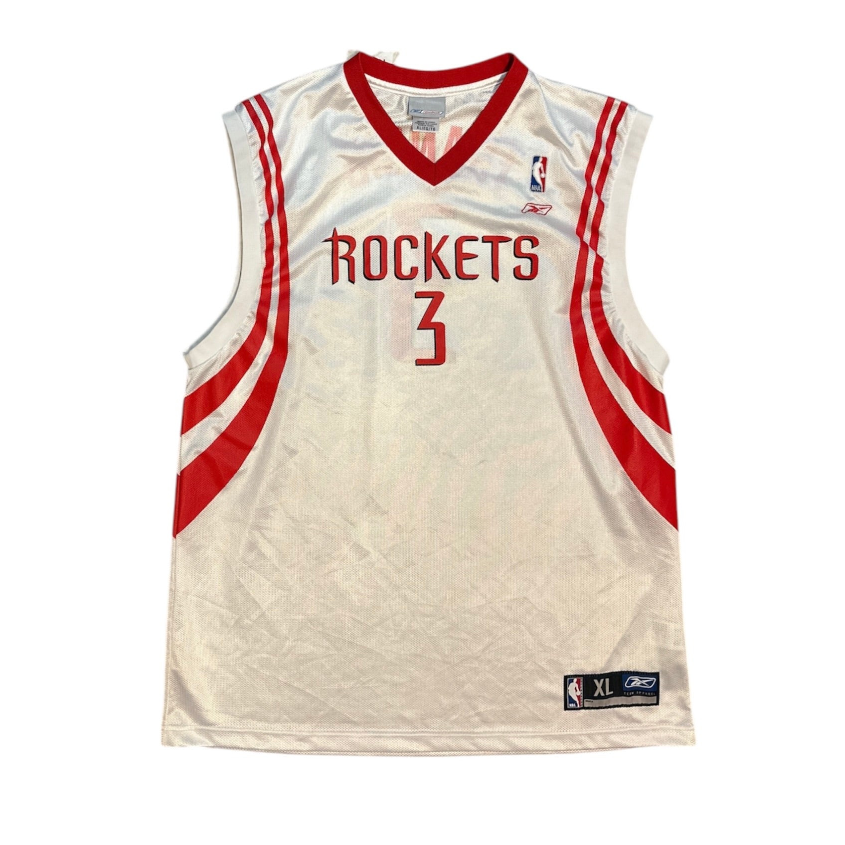Reebok Houston Rockets Francis #3 Red White Basketball Jersey