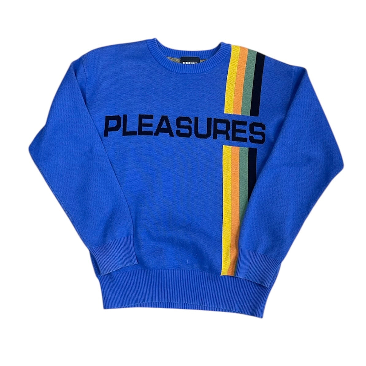 Pleasures Blue Knitted Sweatshirt
