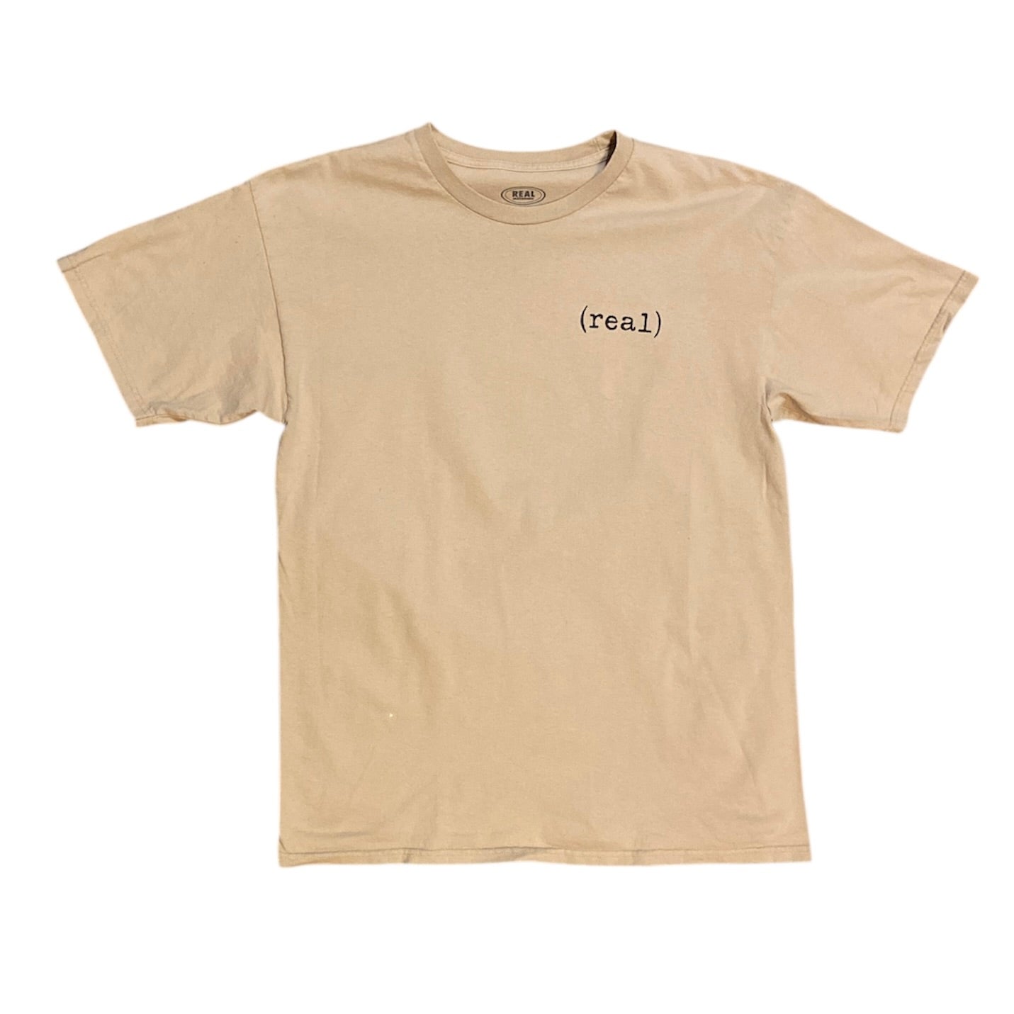 Real Skateboards (real) Beige Tshirt