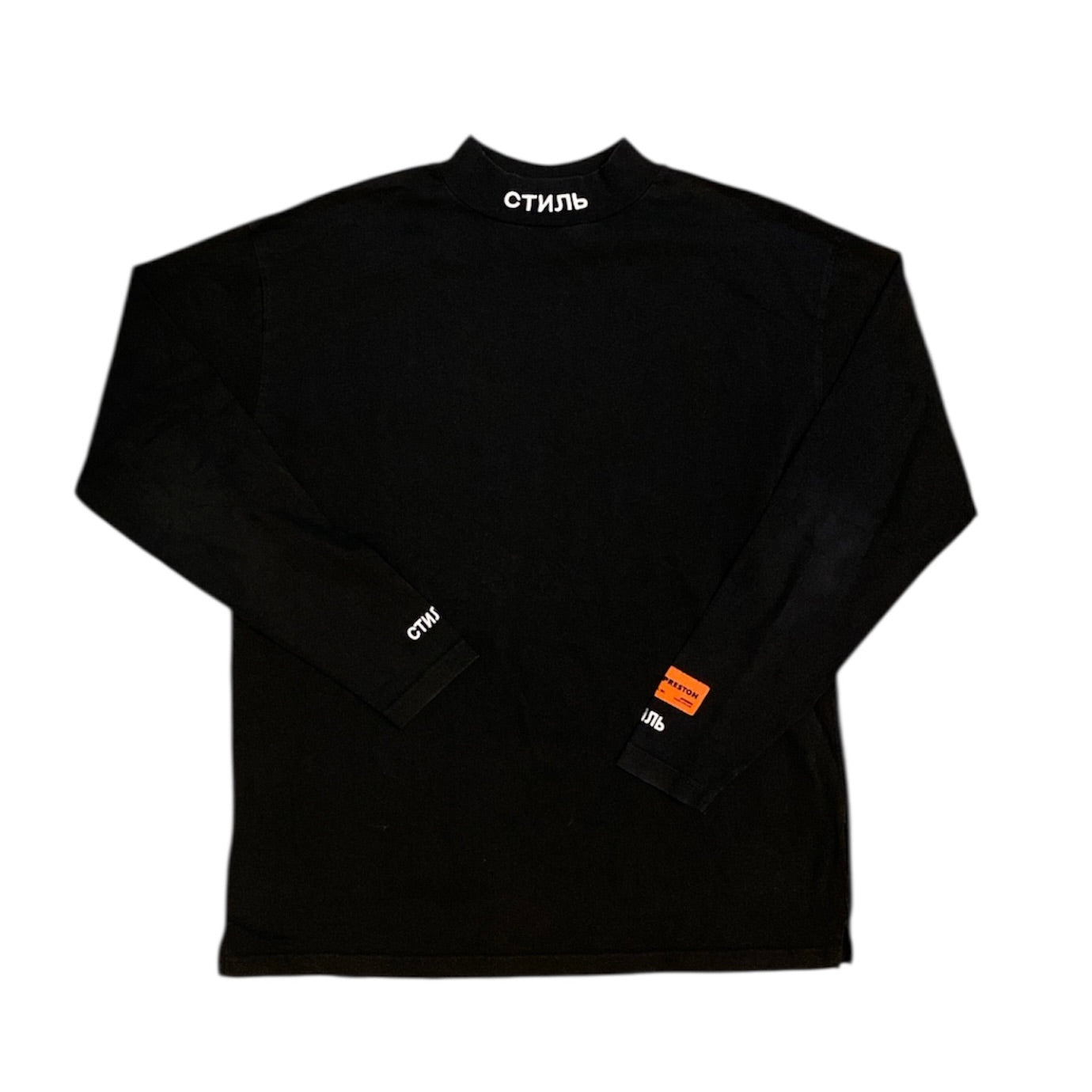 Heron Preston Black Turtleneck