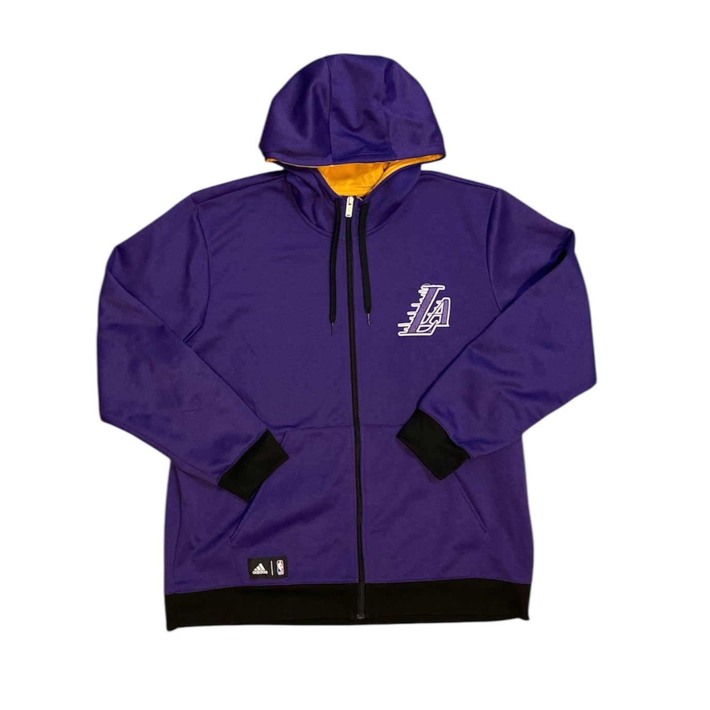Adidas Los Angeles Lakers Purple Zip Up Hoodie