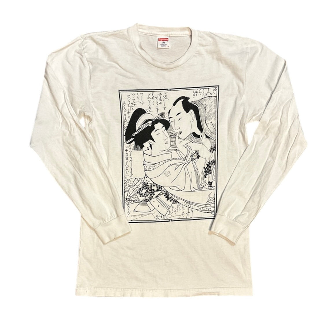 Supreme SS16 Sasquatchfabrix Shunga White Long Sleeve