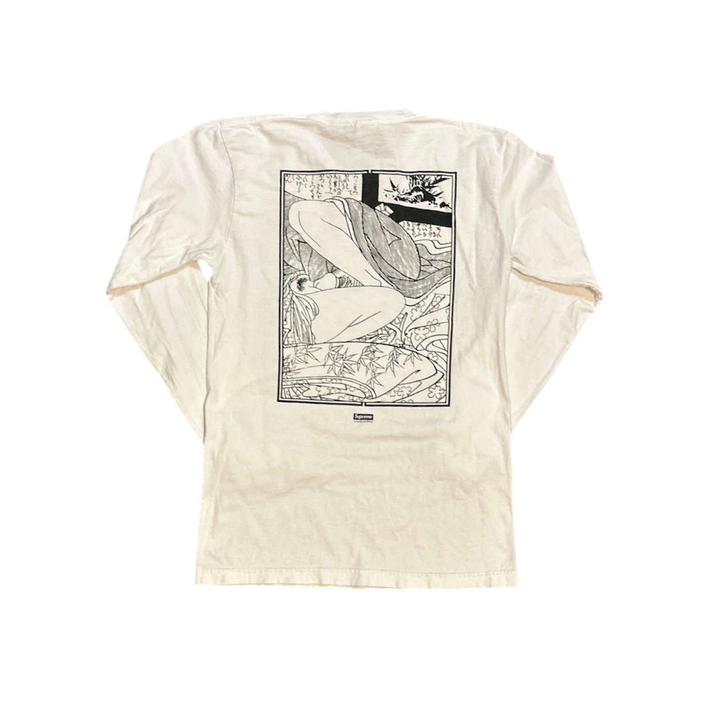 Supreme SS16 Sasquatchfabrix Shunga White Long Sleeve