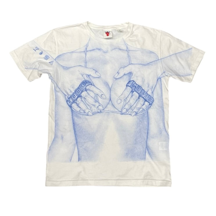 Tasa Hood Love White Tshirt
