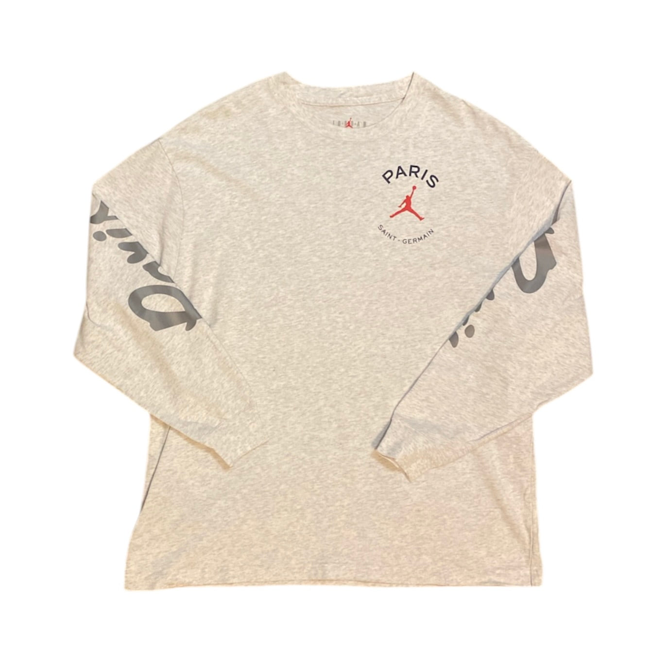 Jordan x PSG Grey Long Sleeve Tshirt