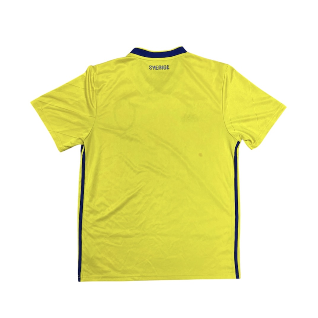 Adidas Sweden 2018/2019 Home Football Jersey